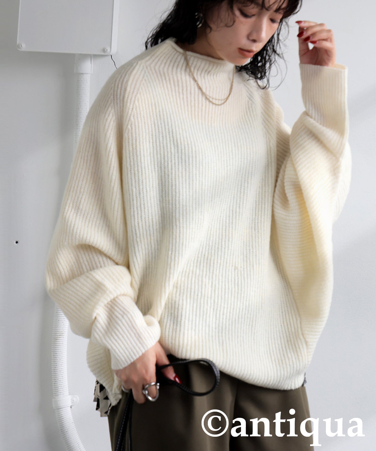 High Neck Knit Ladies