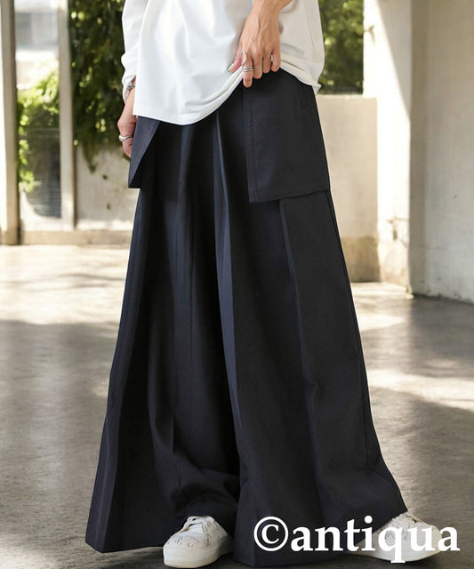 Pocket Design Pants Ladies