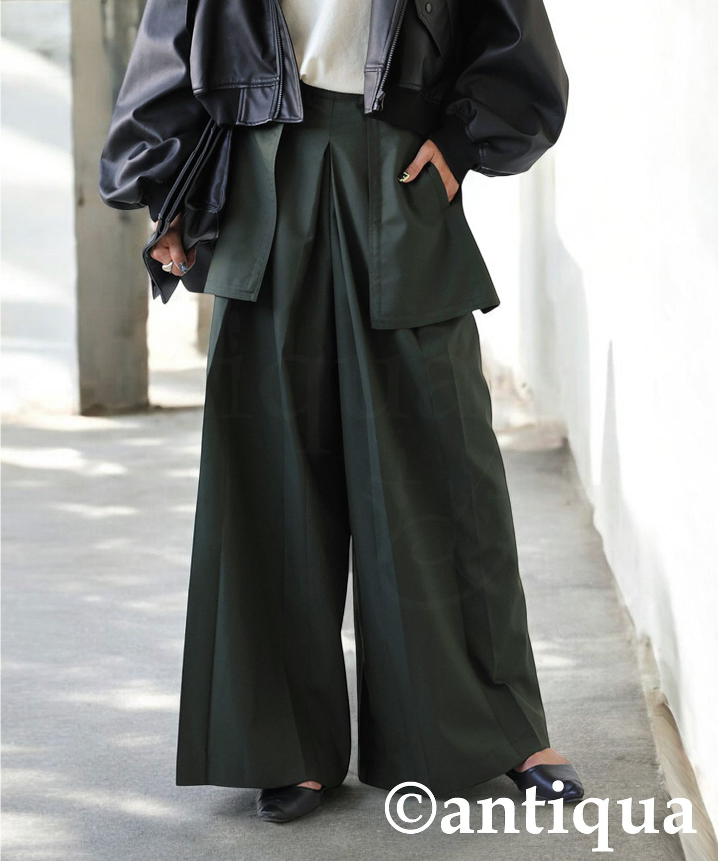 Pocket Design Pants Ladies