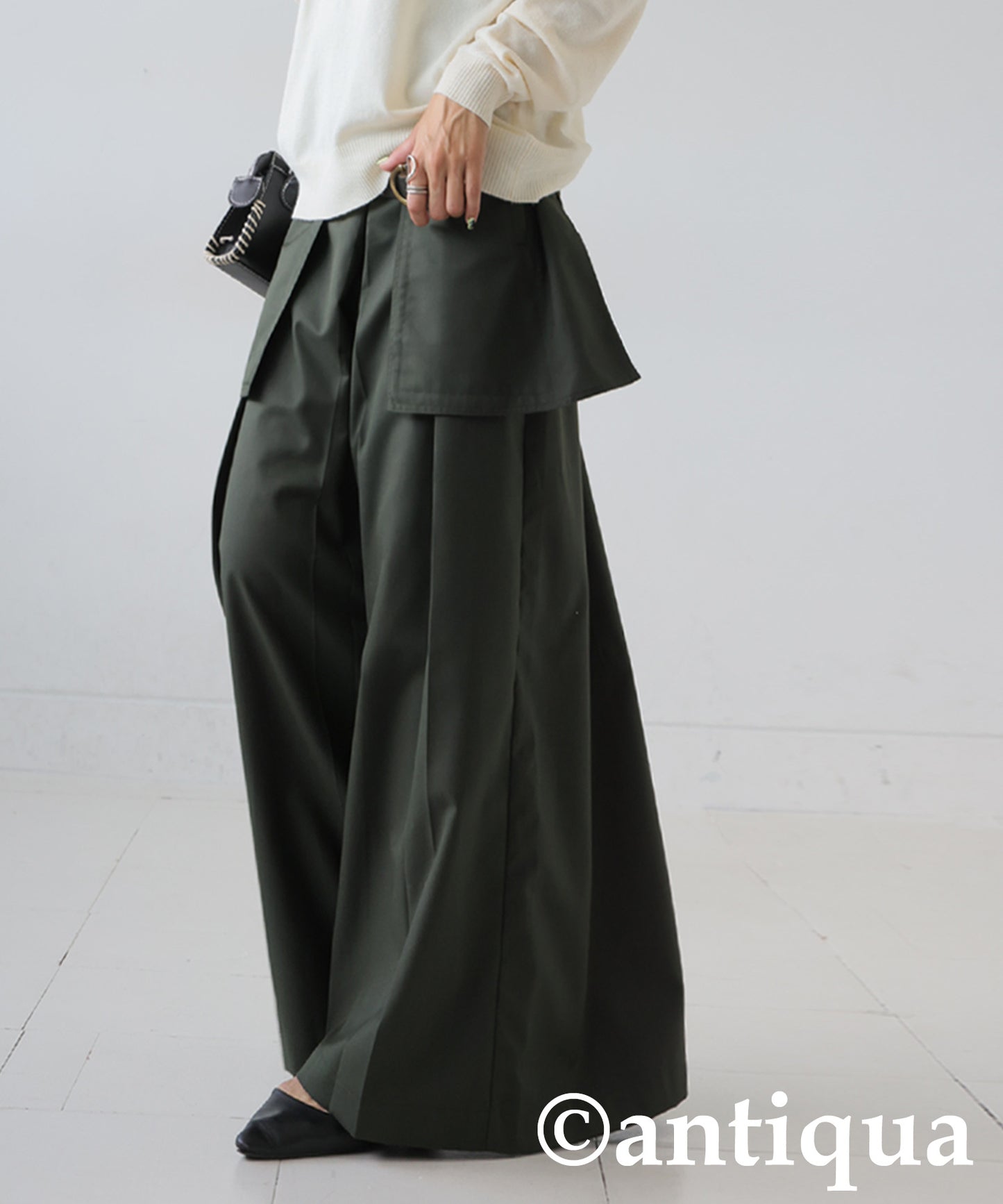 Pocket Design Pants Ladies