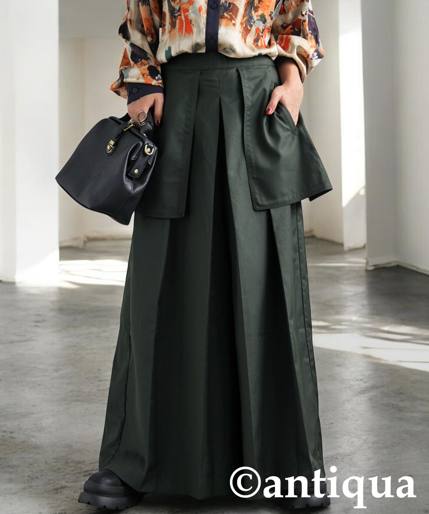 Pocket Design Pants Ladies