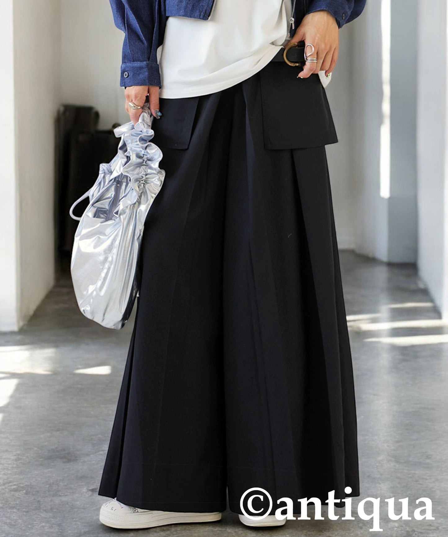 Pocket Design Pants Ladies
