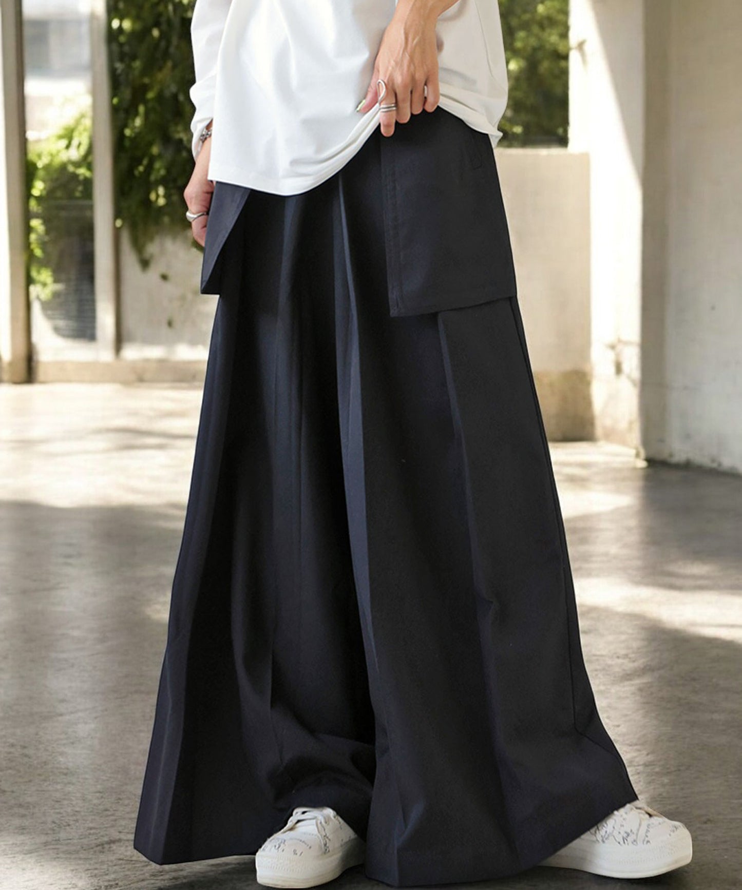 Pocket Design Pants Ladies