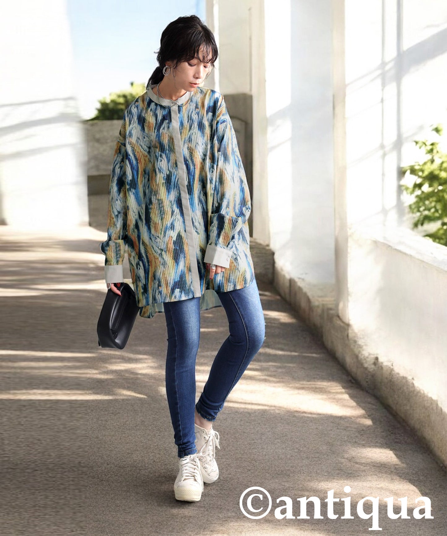 Nuance Pattern Shirt Ladies