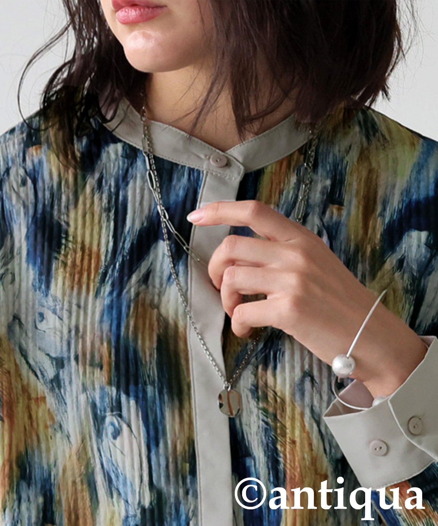 Nuance Pattern Shirt Ladies