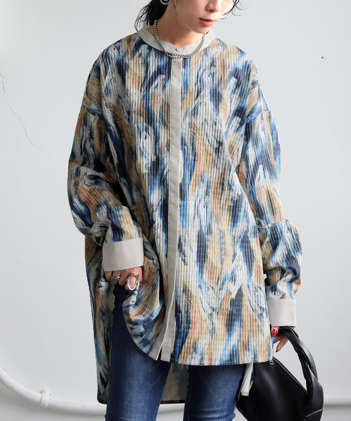 Nuance Pattern Shirt Ladies