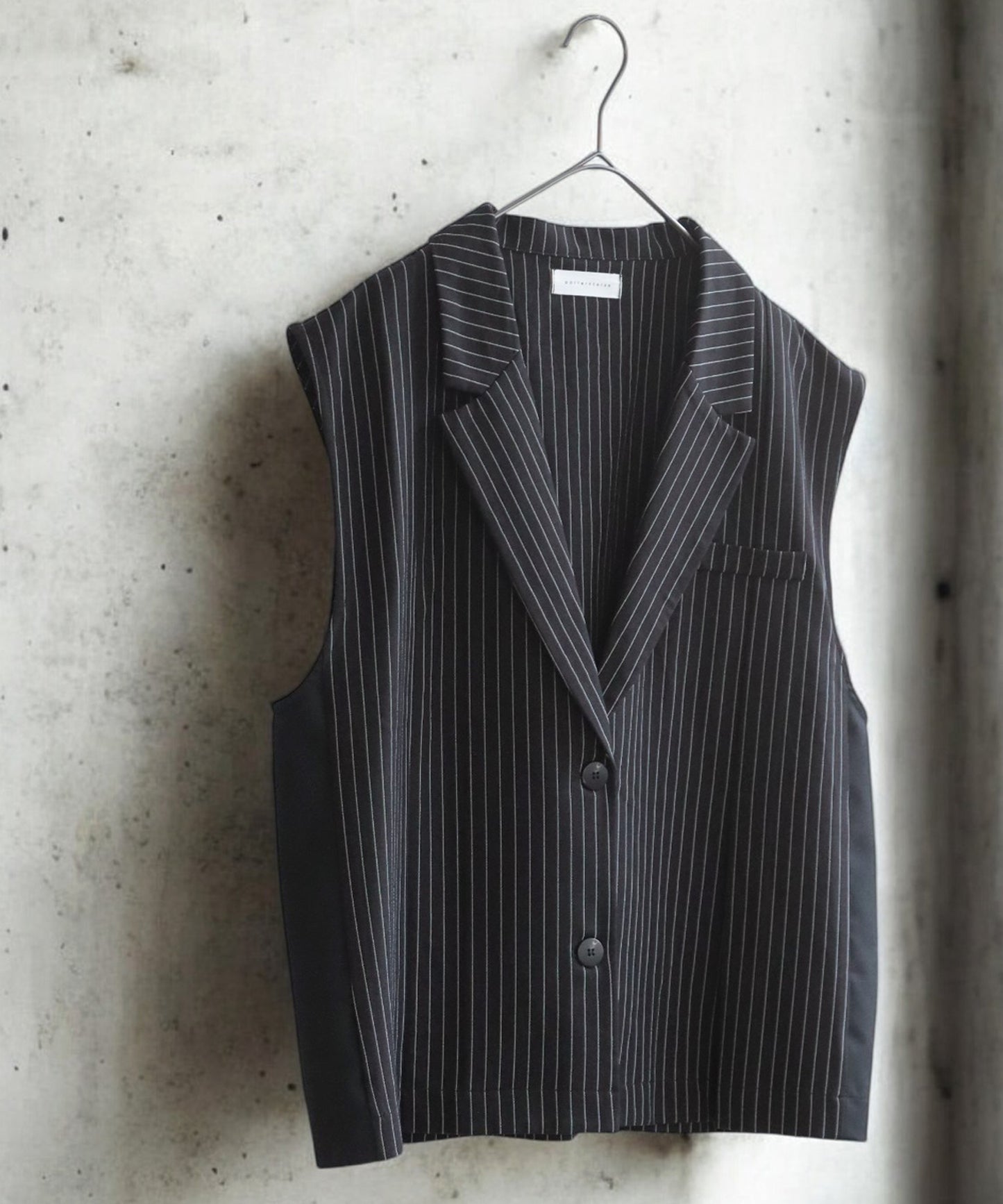 Striped Tailored Vest Ladies