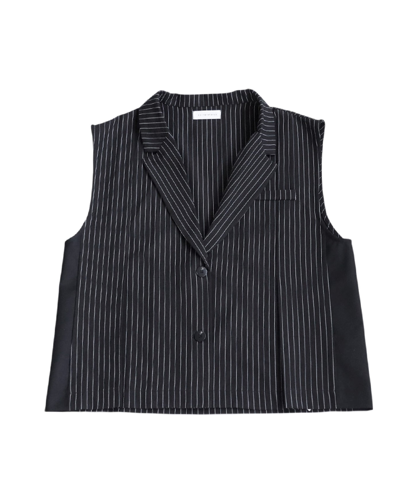 Striped Tailored Vest Ladies