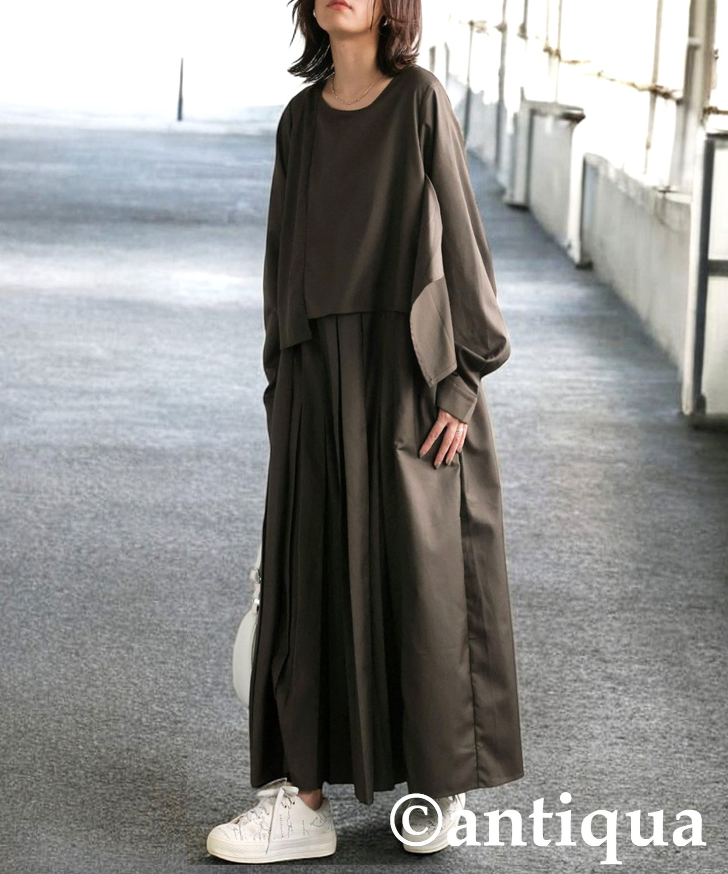 Asymmetrical Layered Dress Ladies