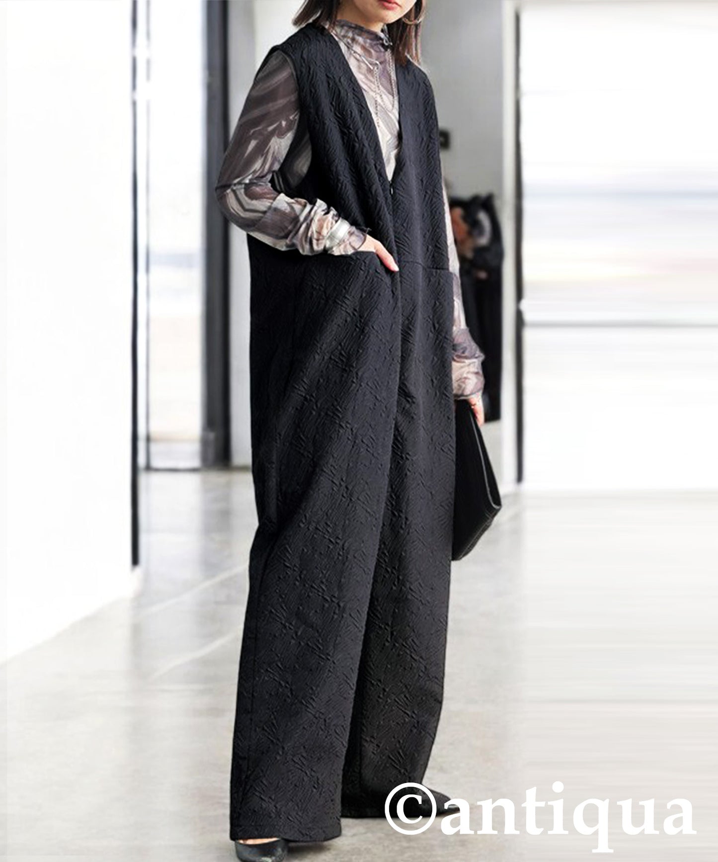 Jacquard Jumpsuit Ladies