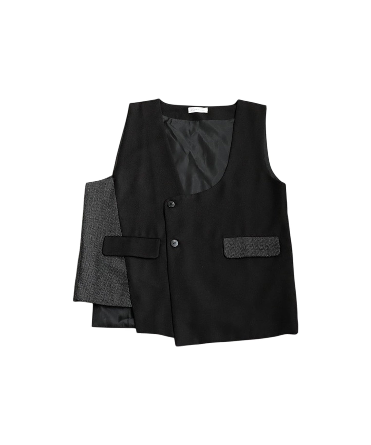Asymmetric Design Vest Ladies