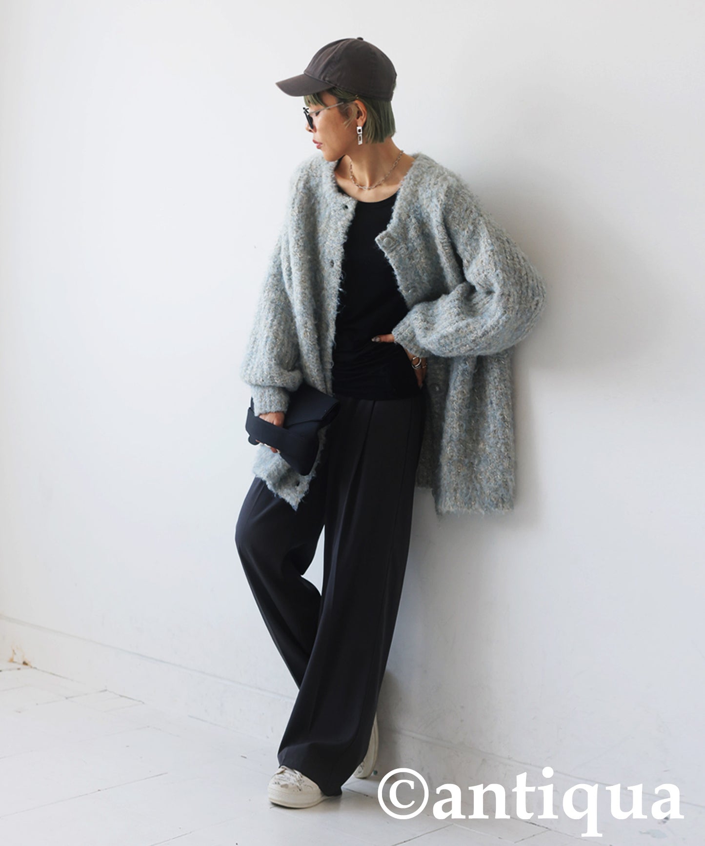 Glitter Knit Cardigan Ladies