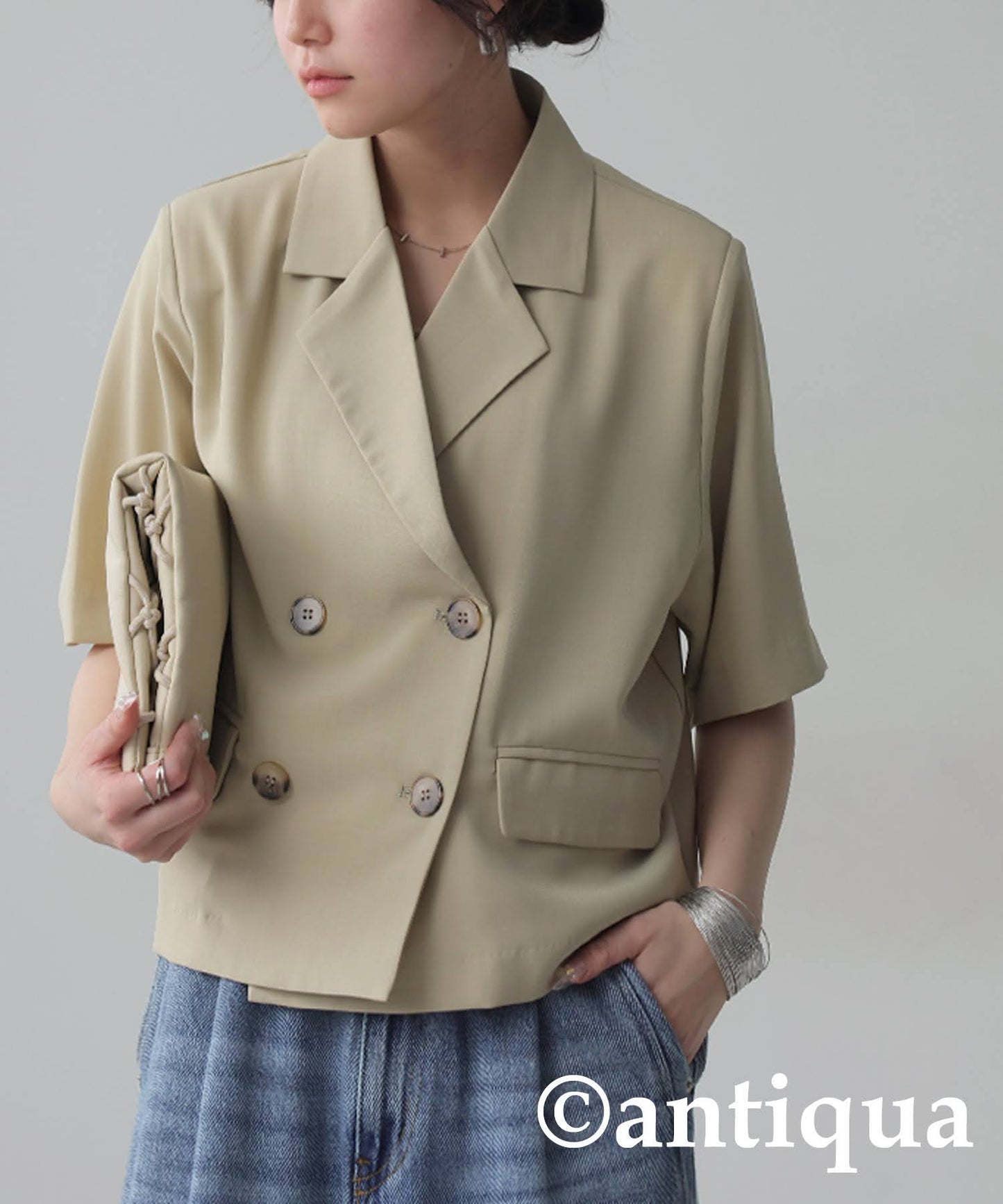 Ladies Short Sleeve Jacket