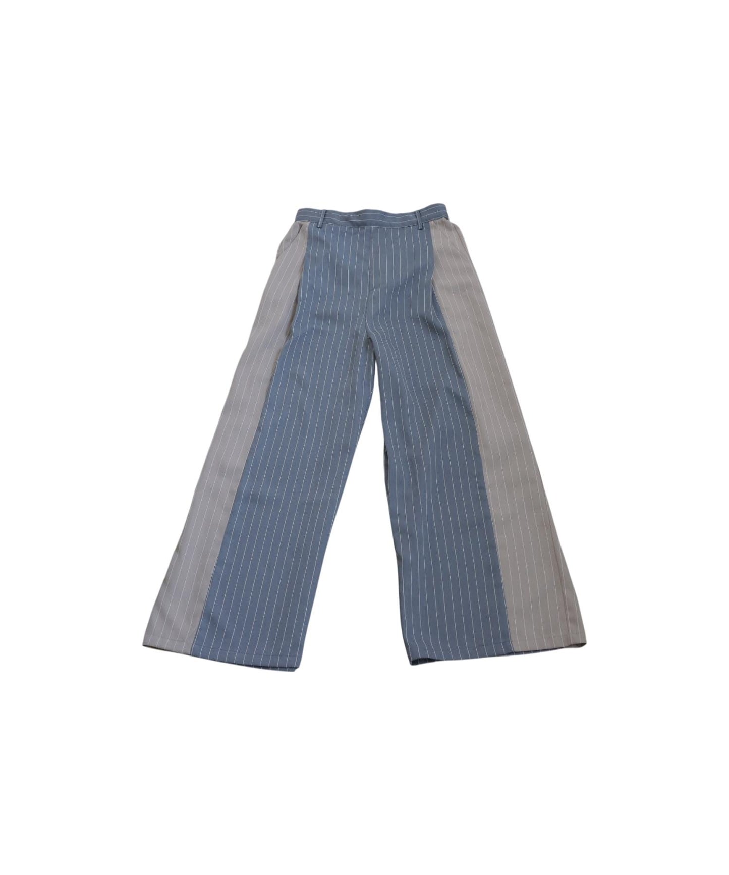 Ladies Striped Wide Pants