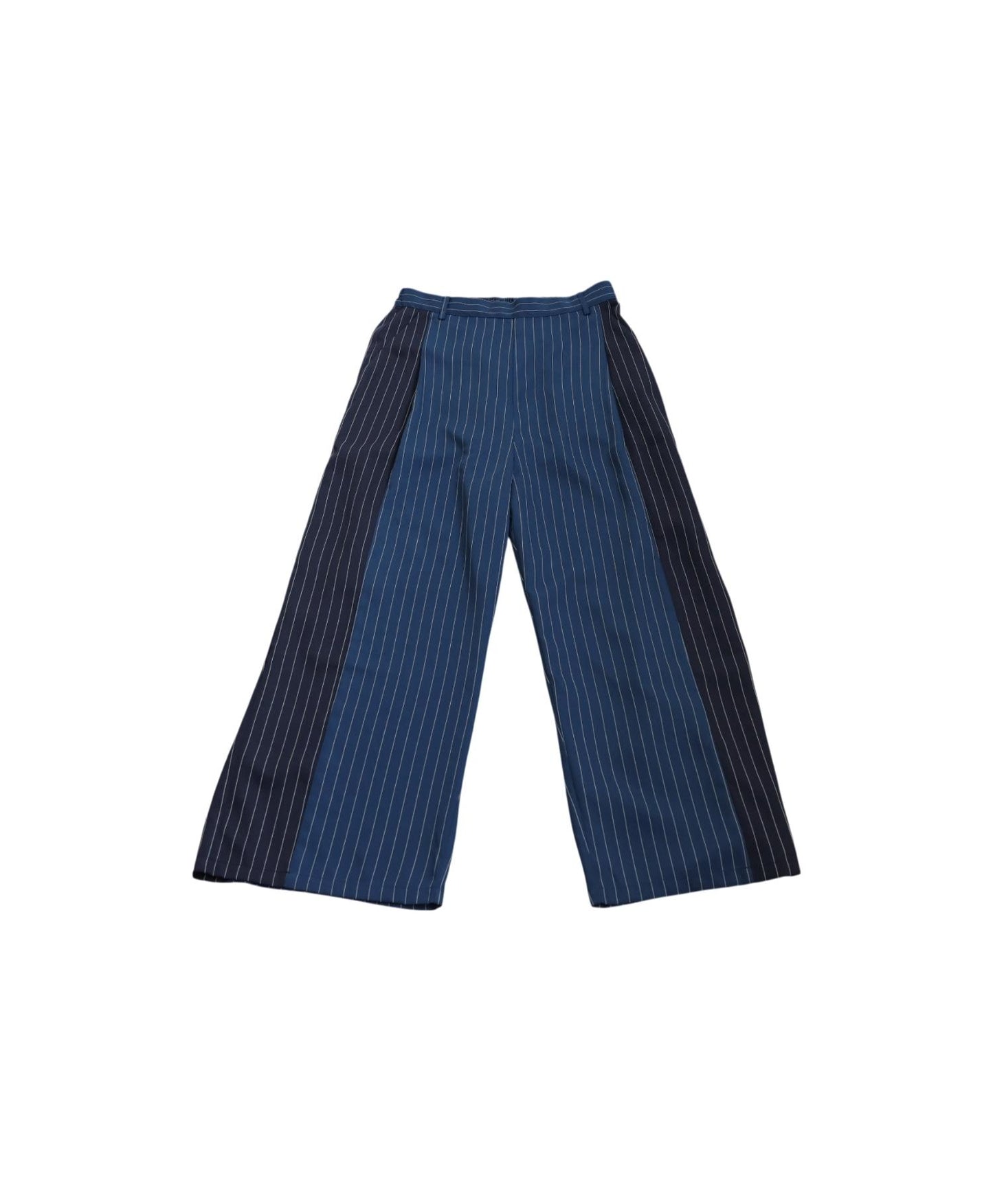Ladies Striped Wide Pants