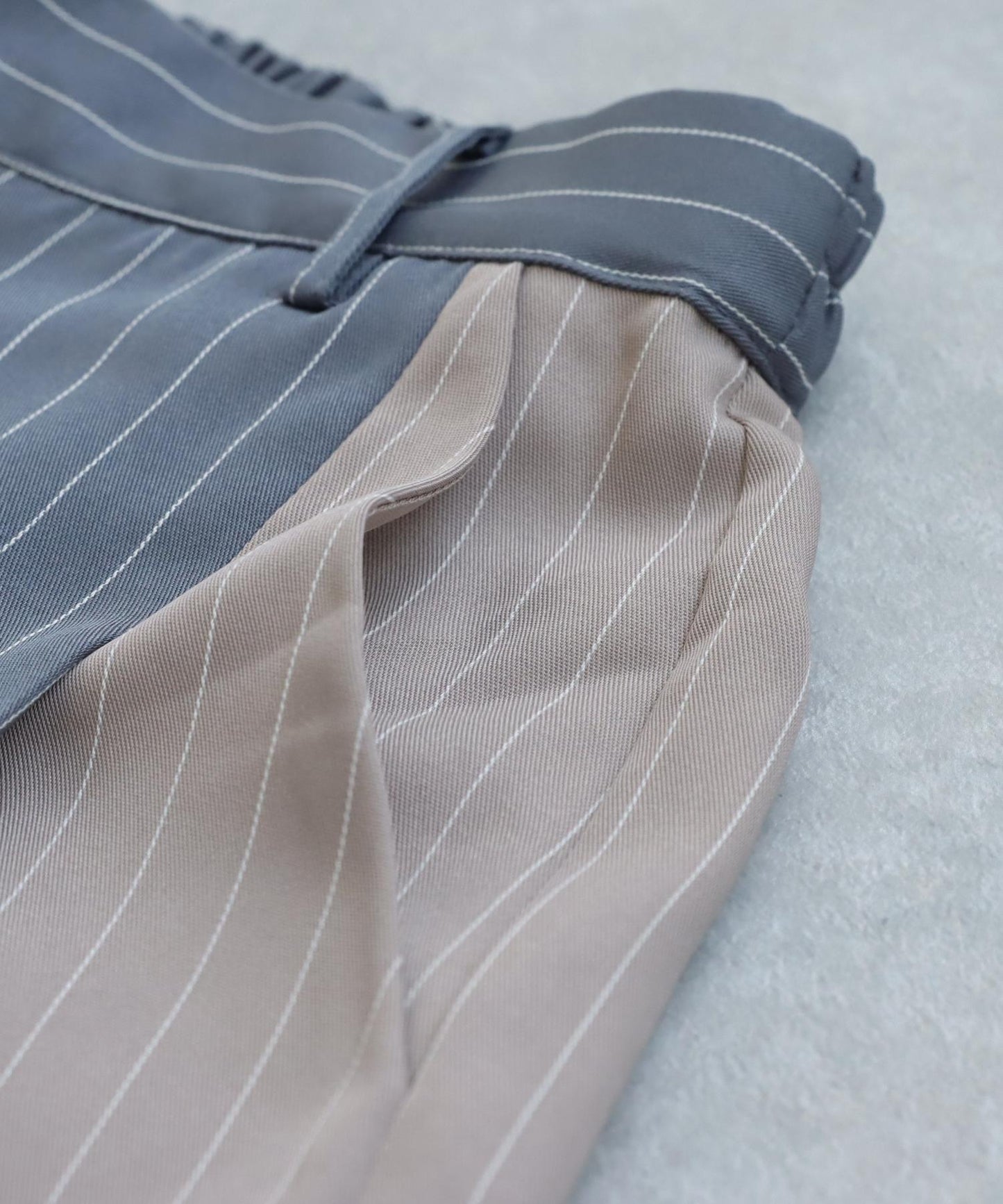 Ladies Striped Wide Pants