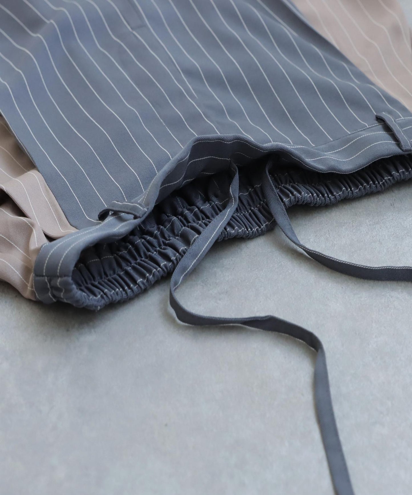 Ladies Striped Wide Pants