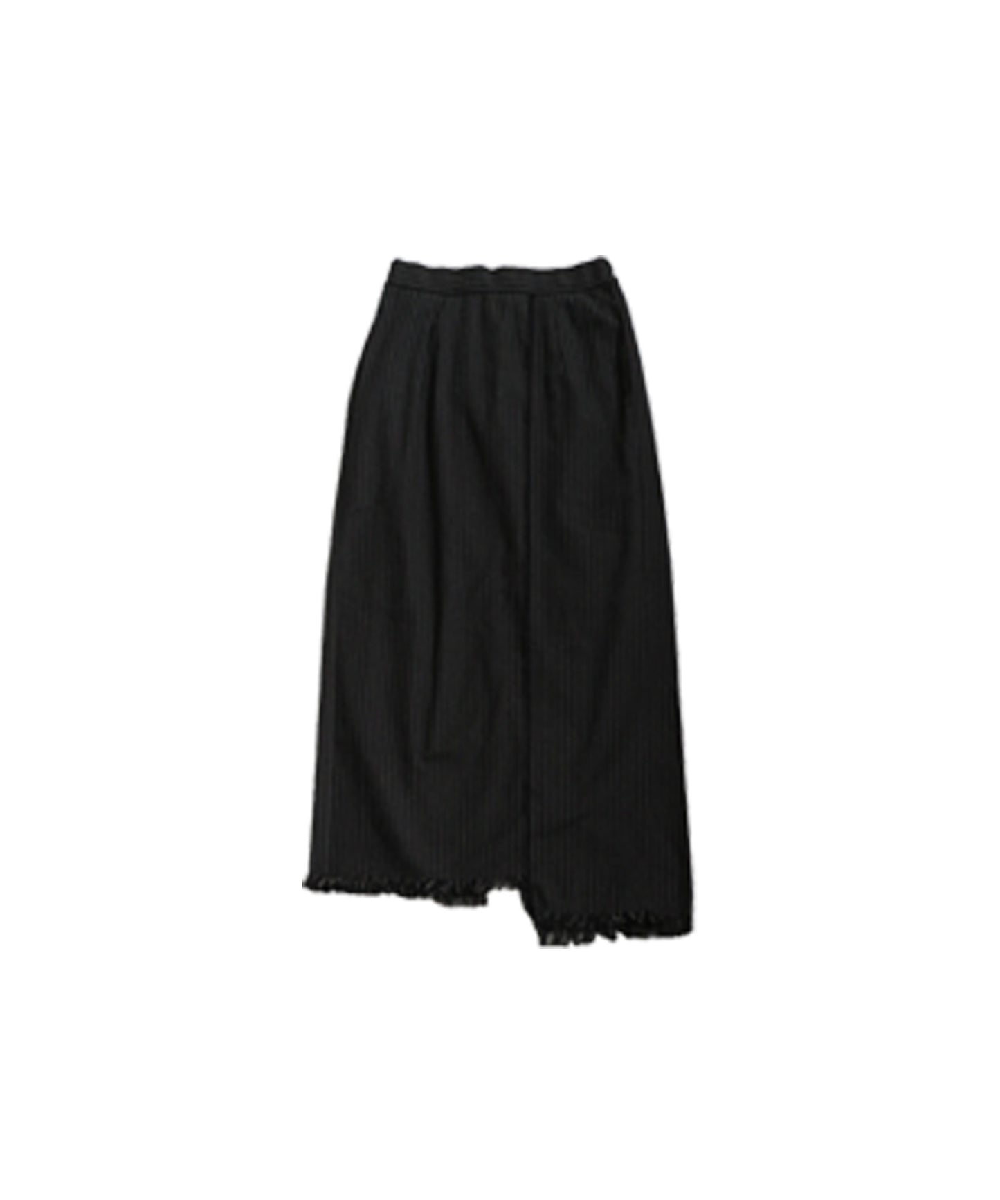 Striped Asymmetrical Long Skirt Ladies