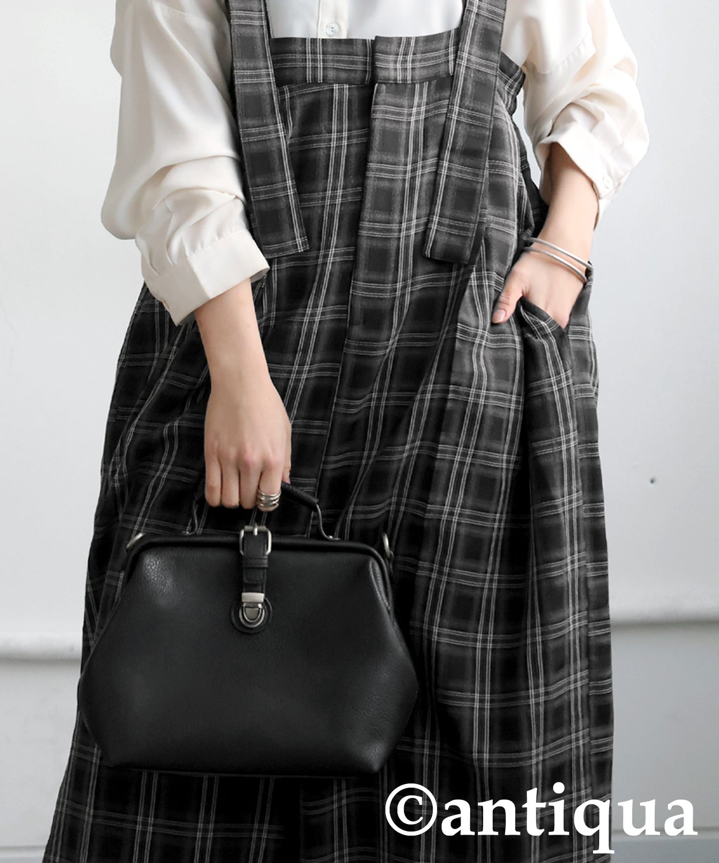 Plaid Overalls Ladies