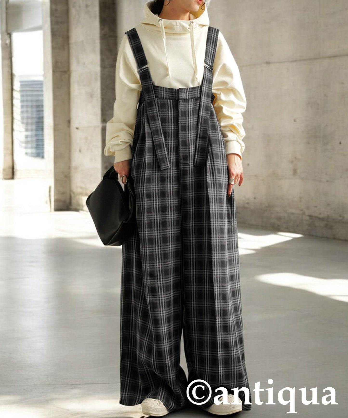 Plaid Overalls Ladies