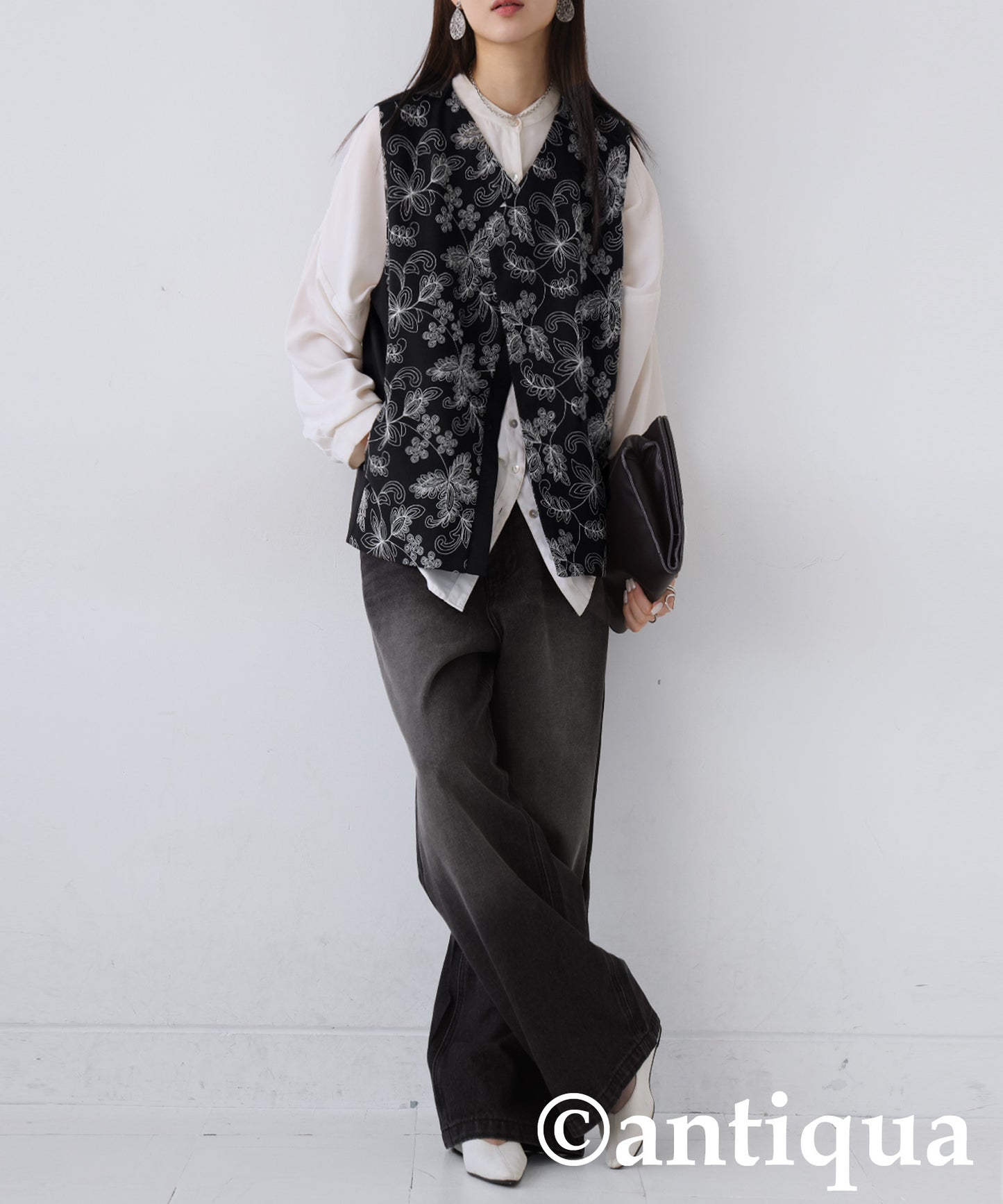 Embroidery Design Vest Ladies