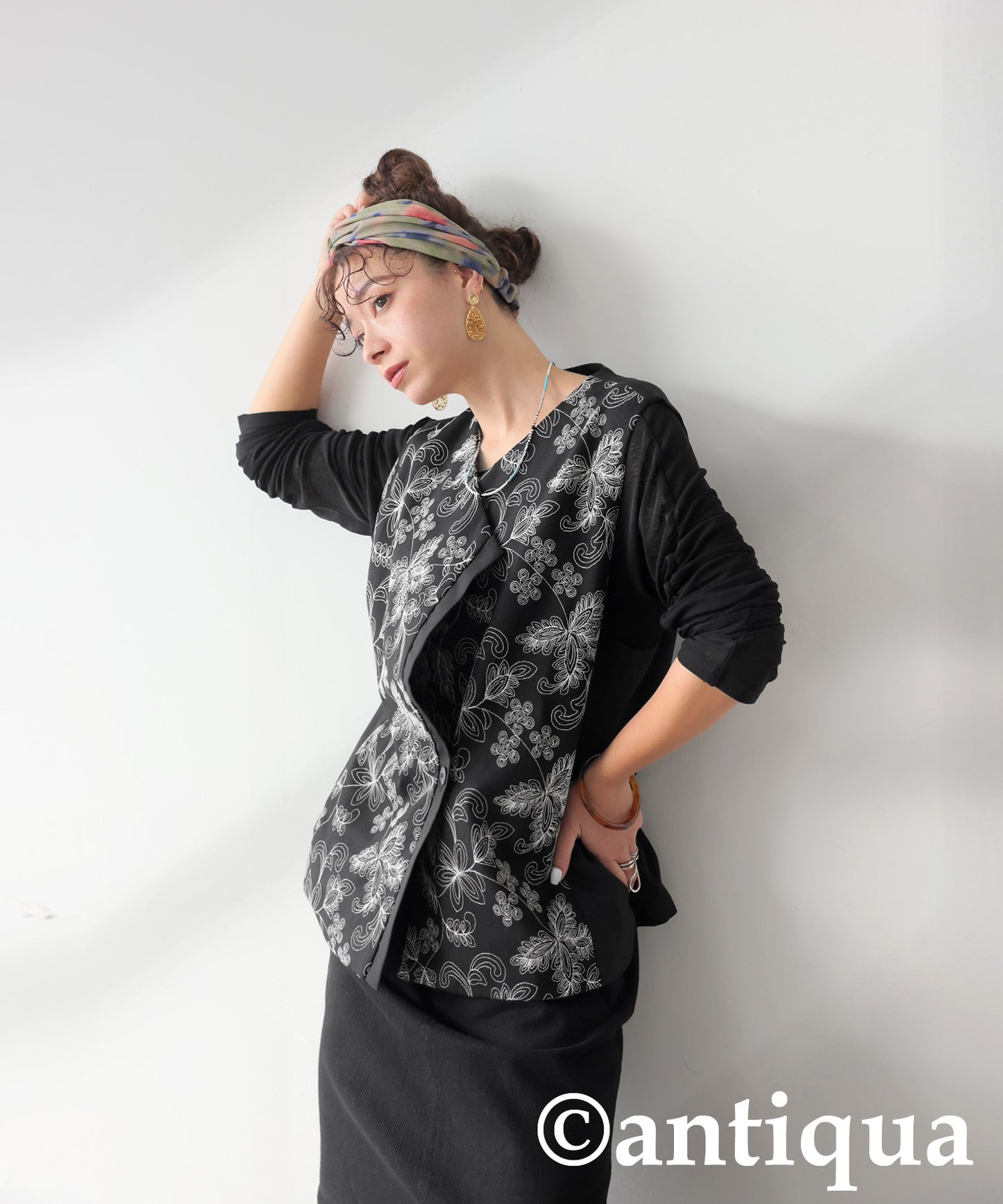 Embroidery Design Vest Ladies
