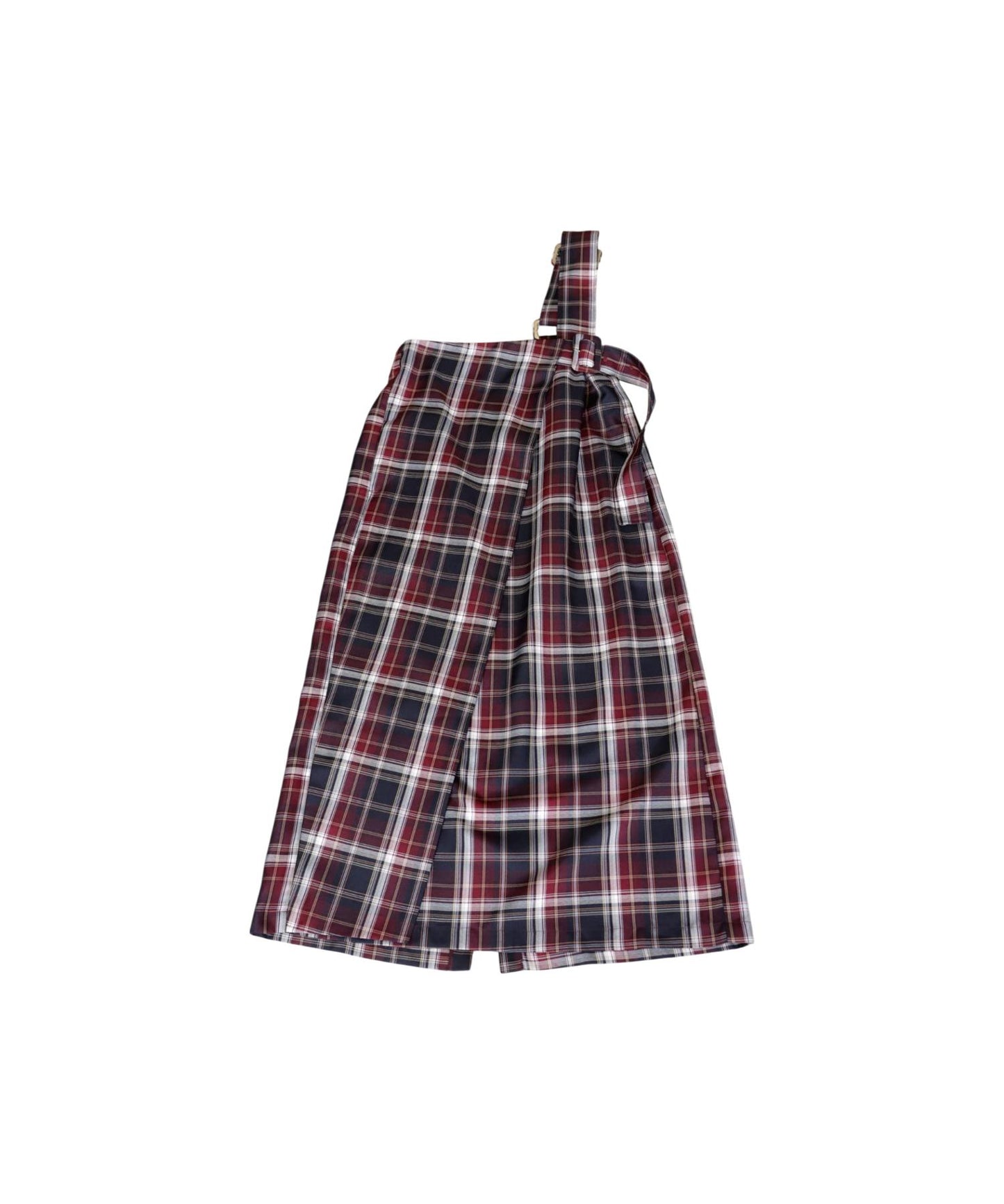 Check Suspender Skirt Ladies
