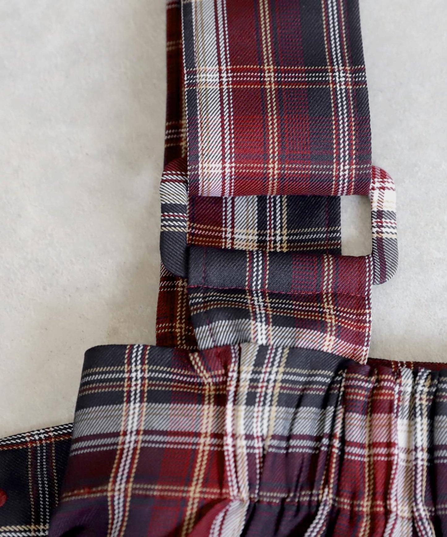 Check Suspender Skirt Ladies