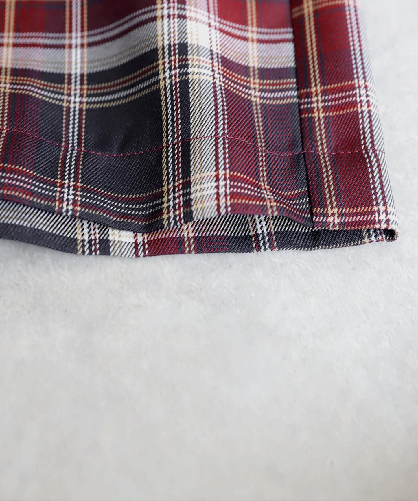 Check Suspender Skirt Ladies