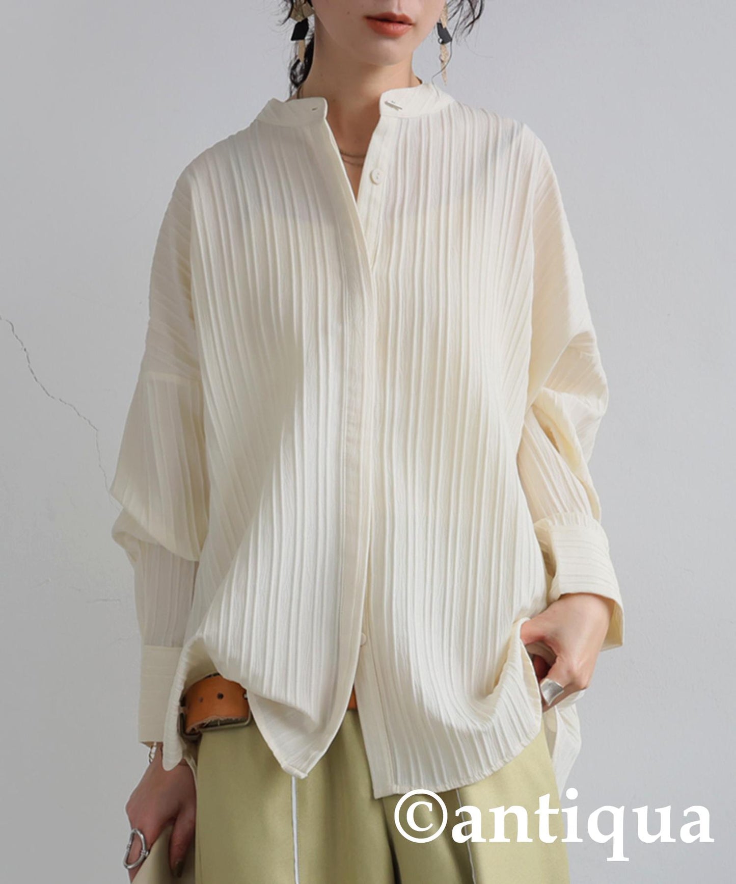 Silver Button Shirt Ladies