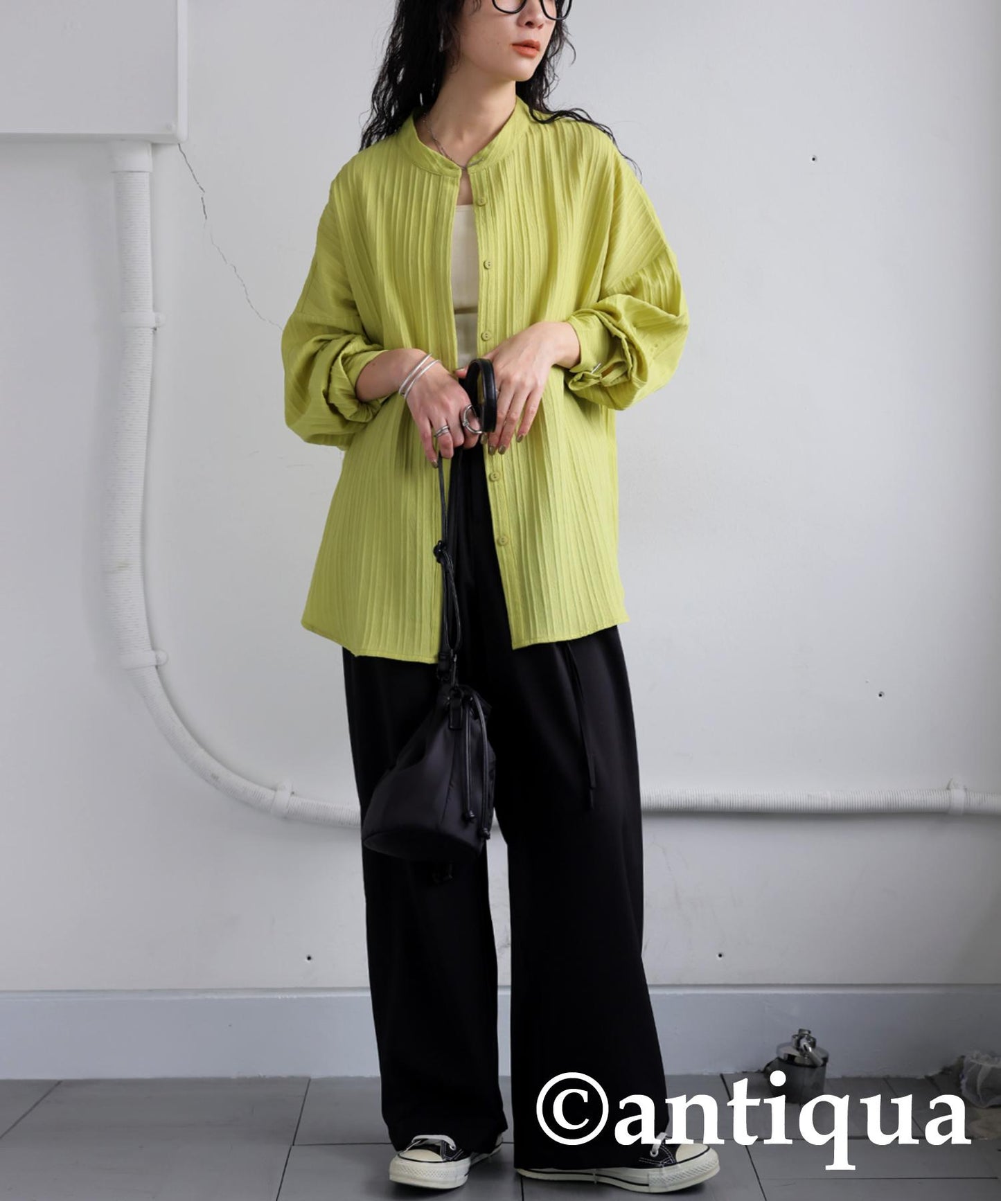 Silver Button Shirt Ladies