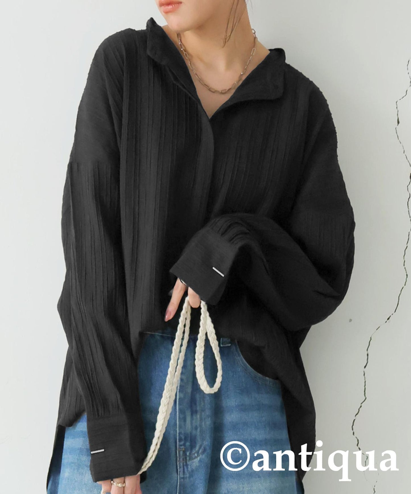 Silver Button Shirt Ladies