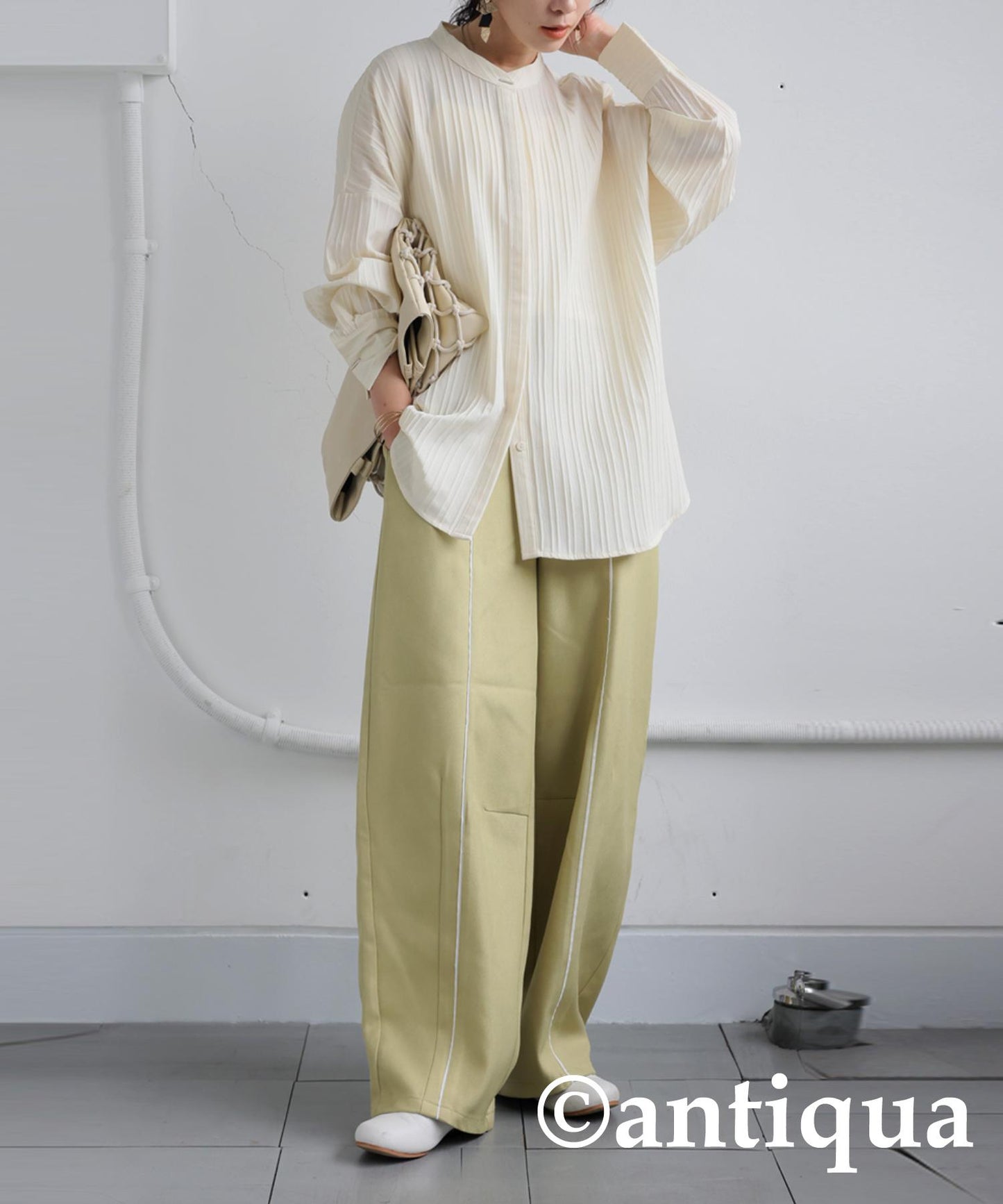 Silver Button Shirt Ladies