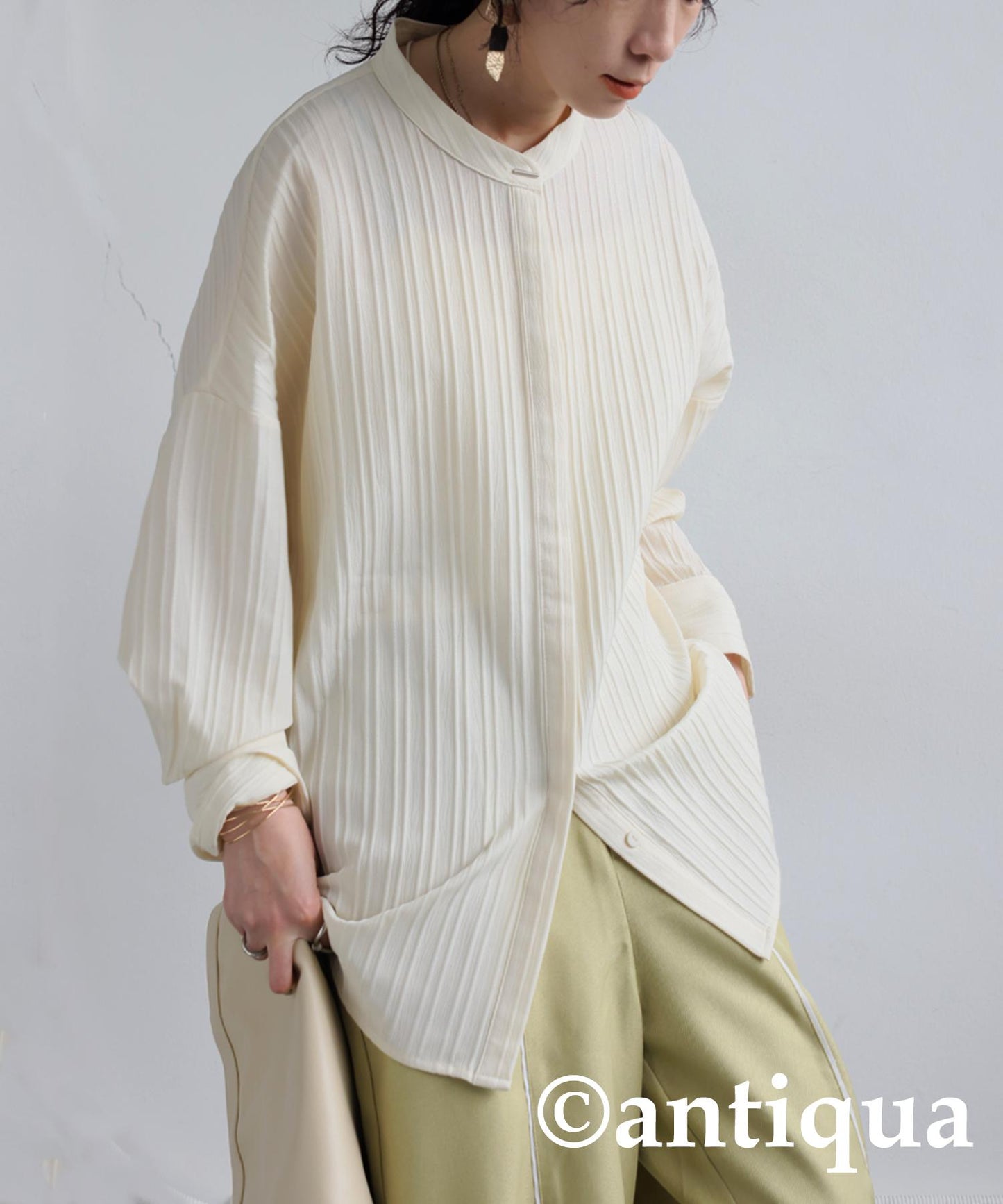 Silver Button Shirt Ladies