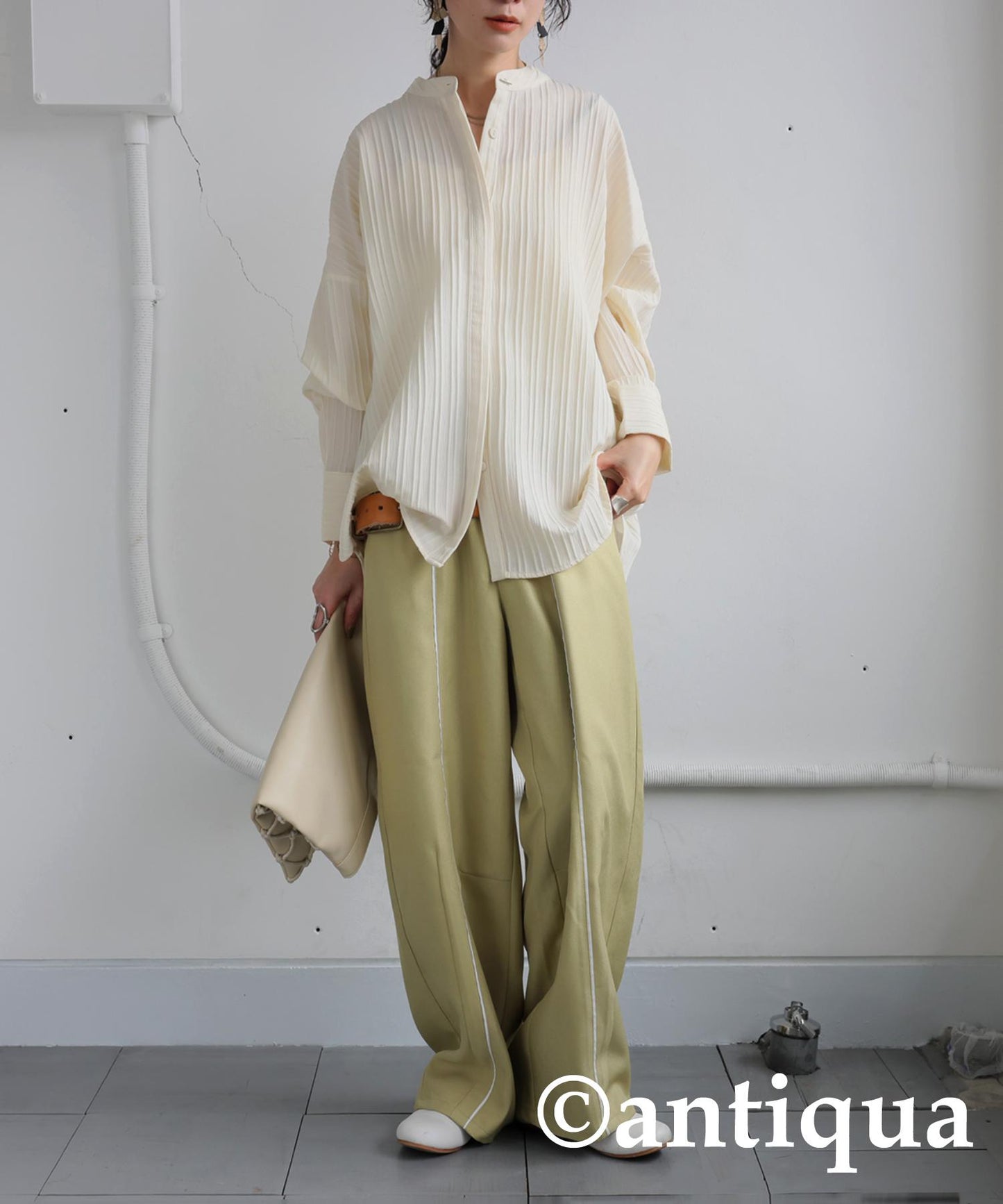 Silver Button Shirt Ladies