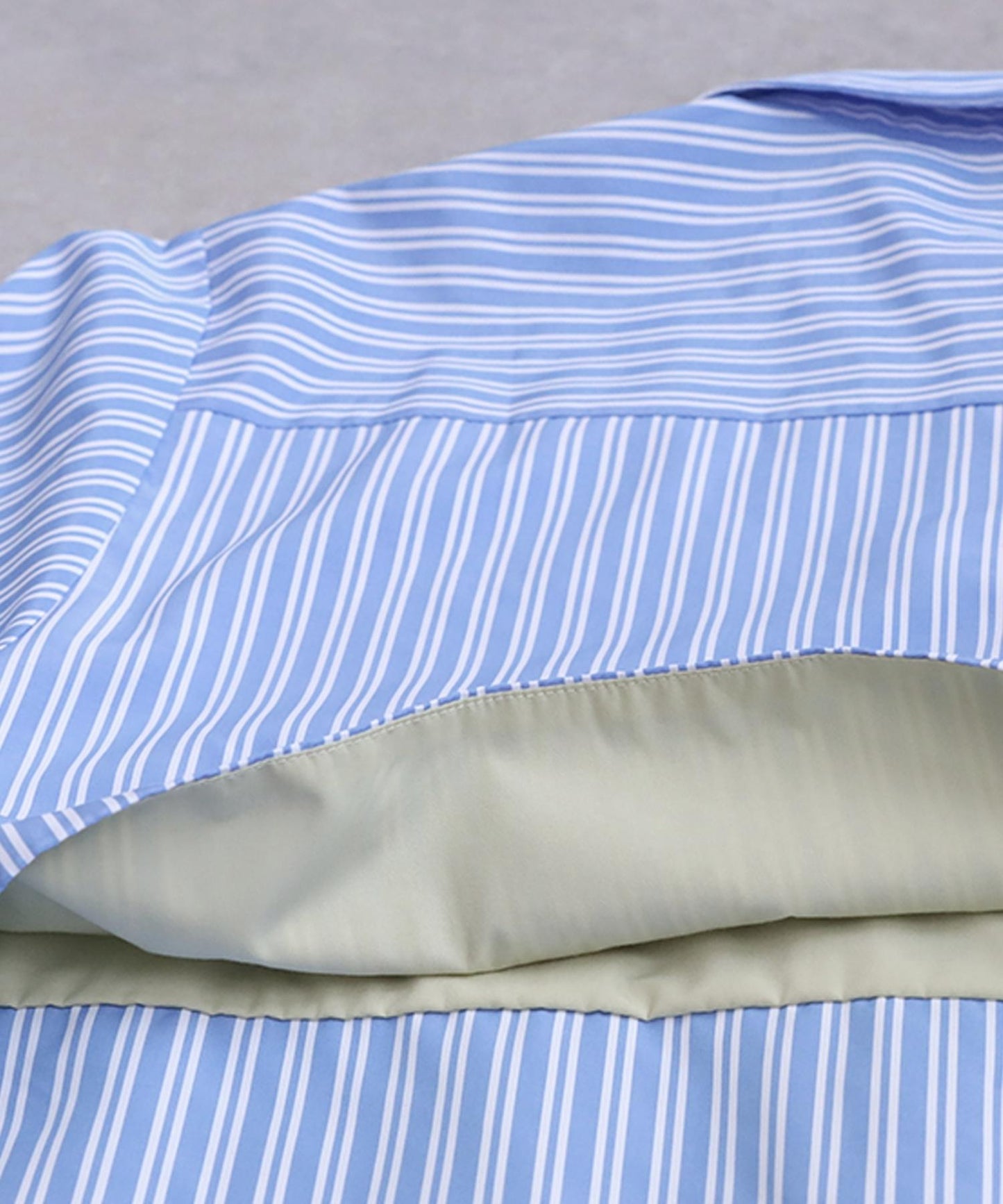 Ladies Layered Shirt With Different Materials