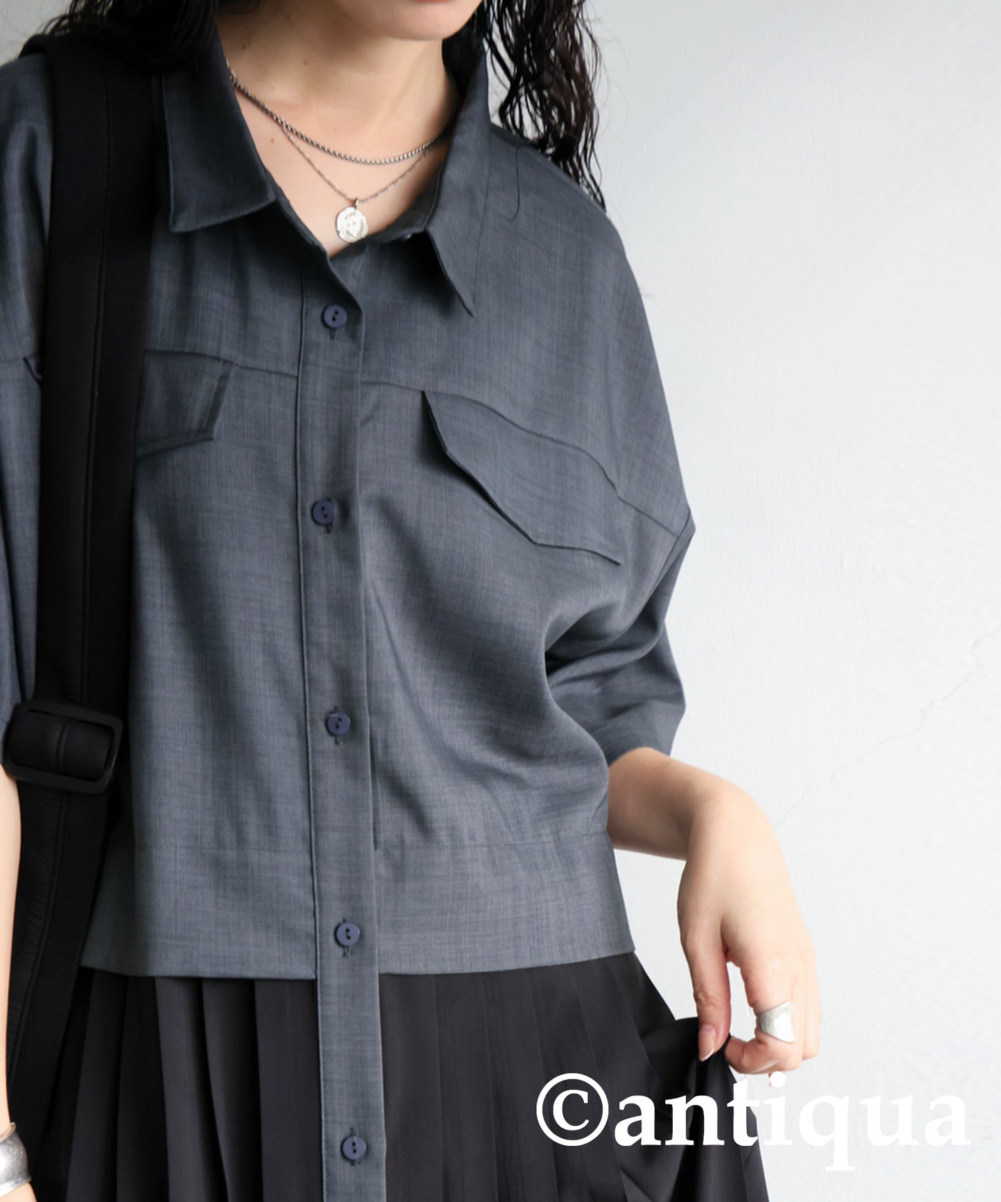 Ladies Pleated Dress With Switching