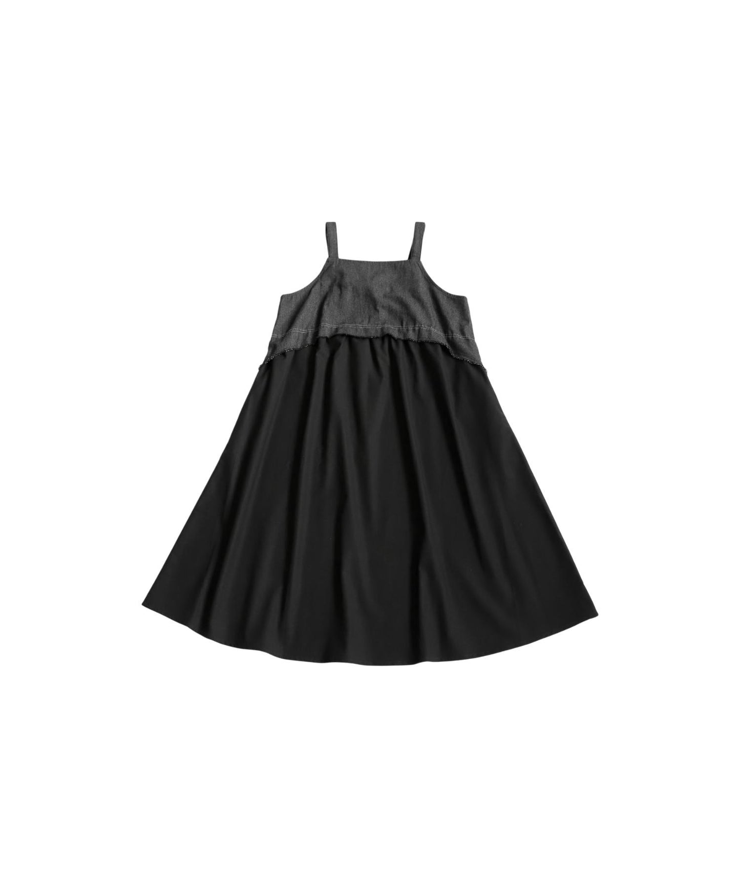 Ladies Denim Switching Overalls