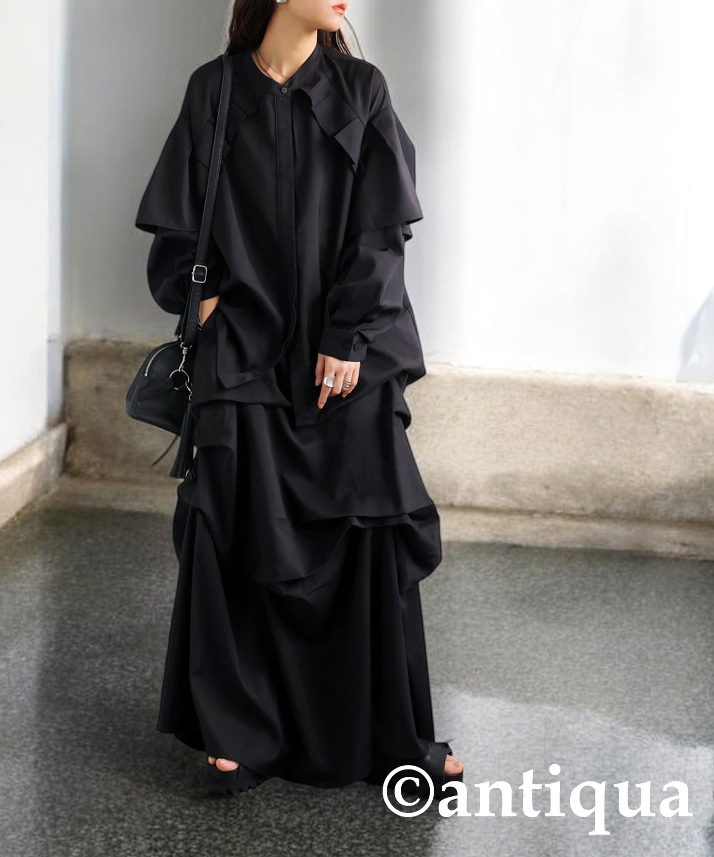 Frill Design Shirt Ladies