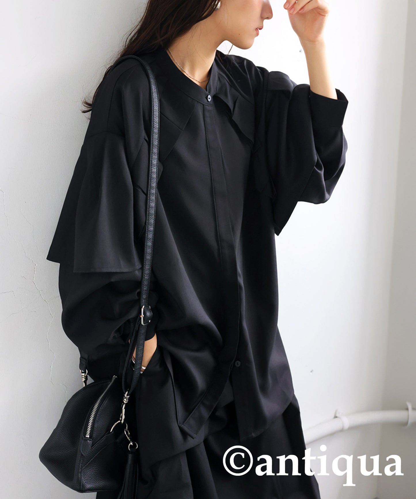 Frill Design Shirt Ladies