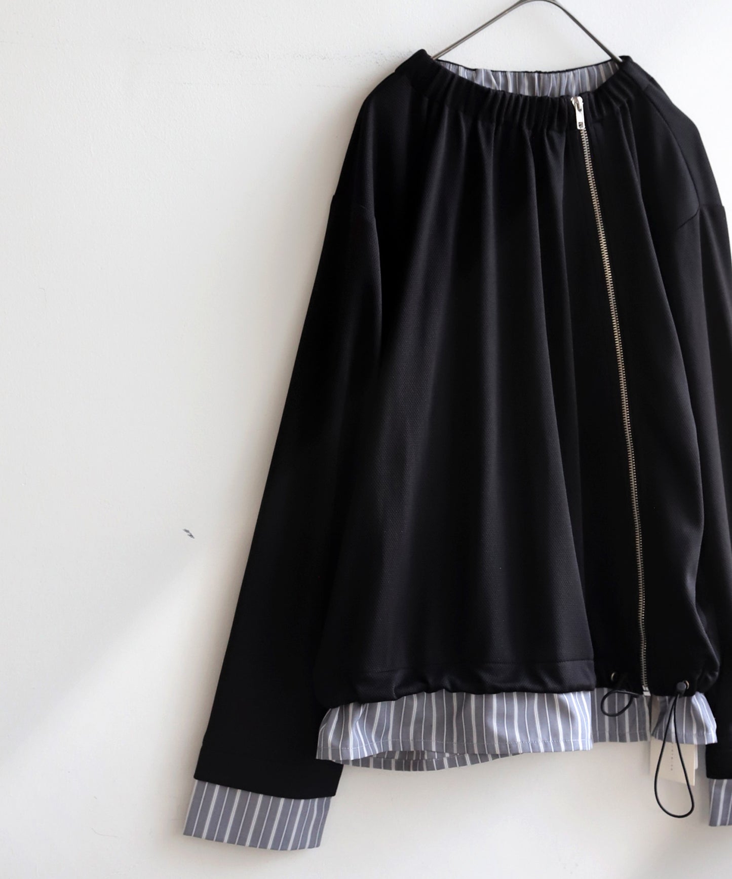 Layered Asymmetry Blouson Ladies