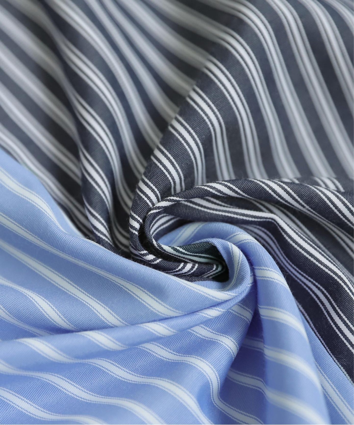 Ladies Asymmetrical Striped Shirt