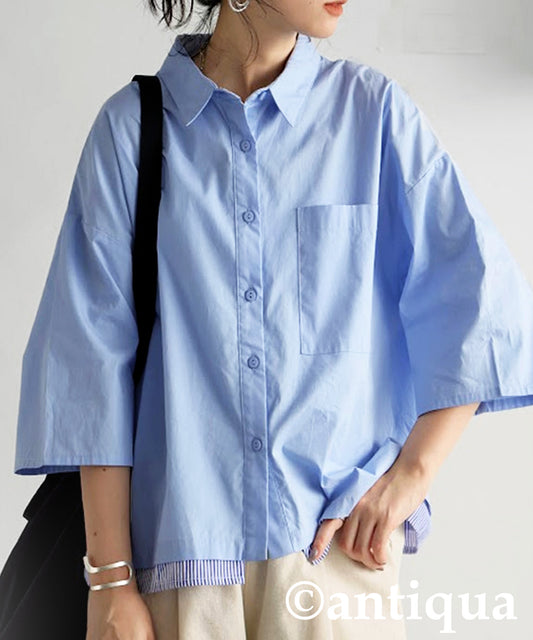 Ladies Layered Color Shirt