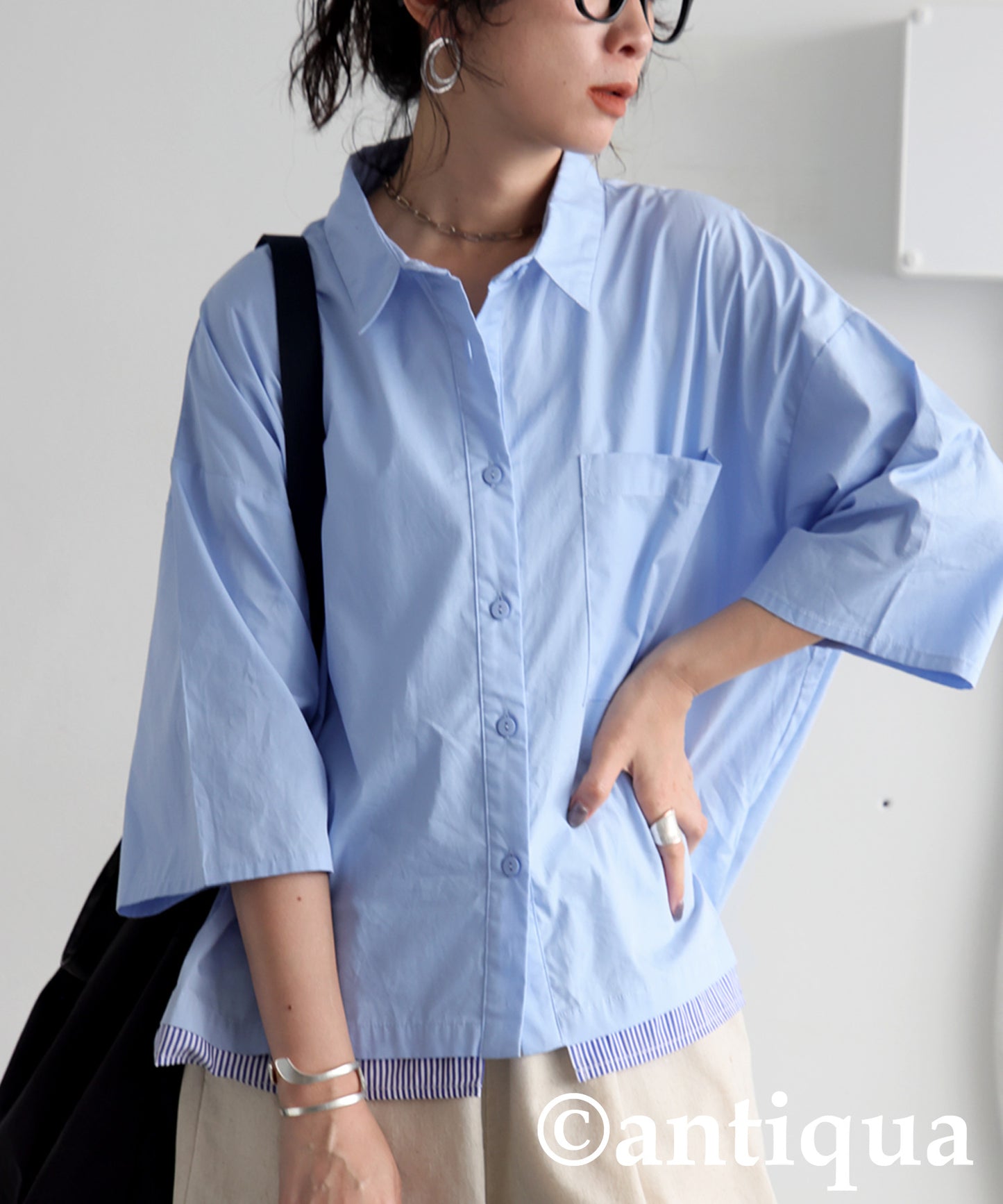 Ladies Layered Color Shirt