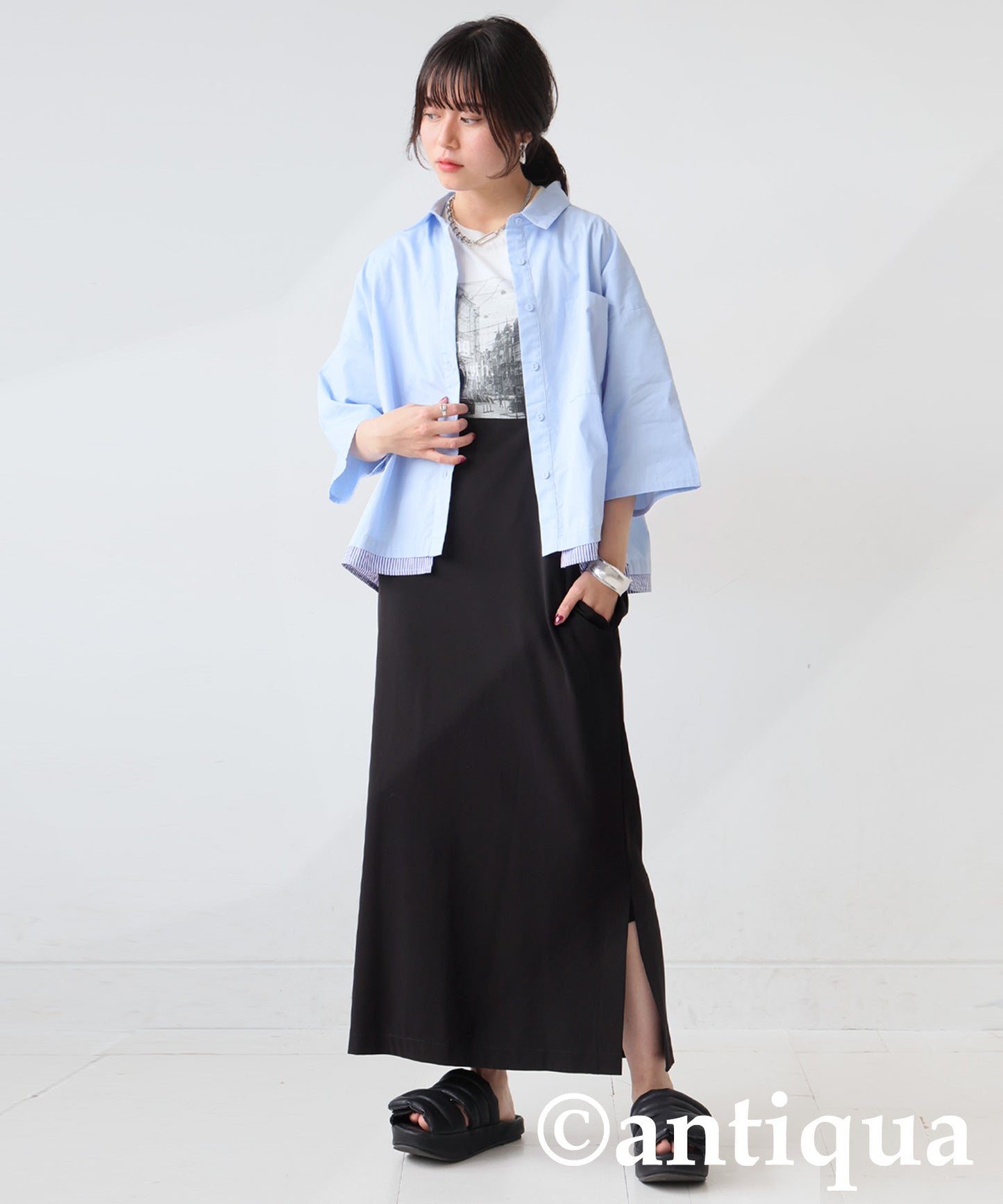 Ladies Layered Color Shirt