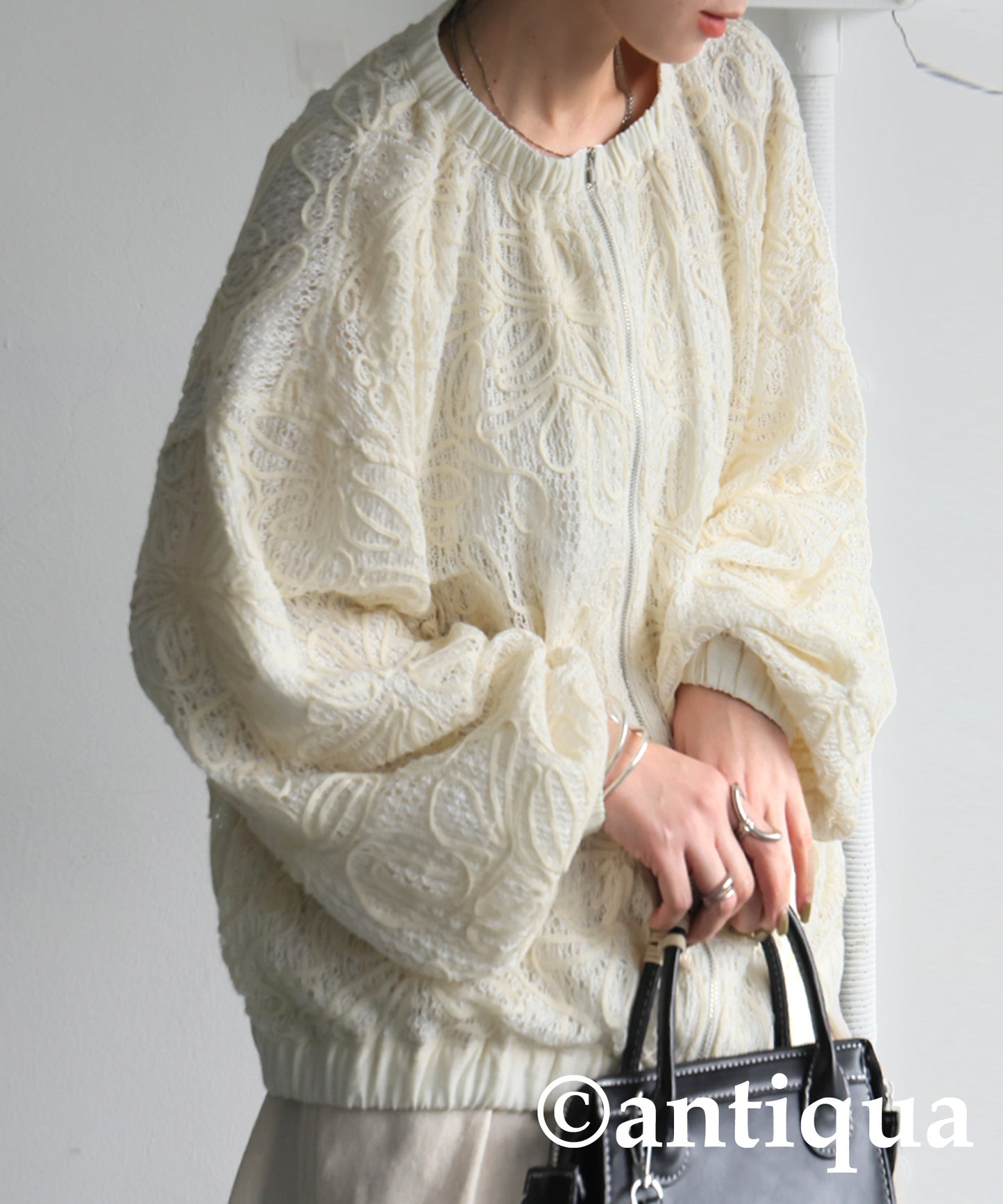 Lace Tape Blouson Ladies