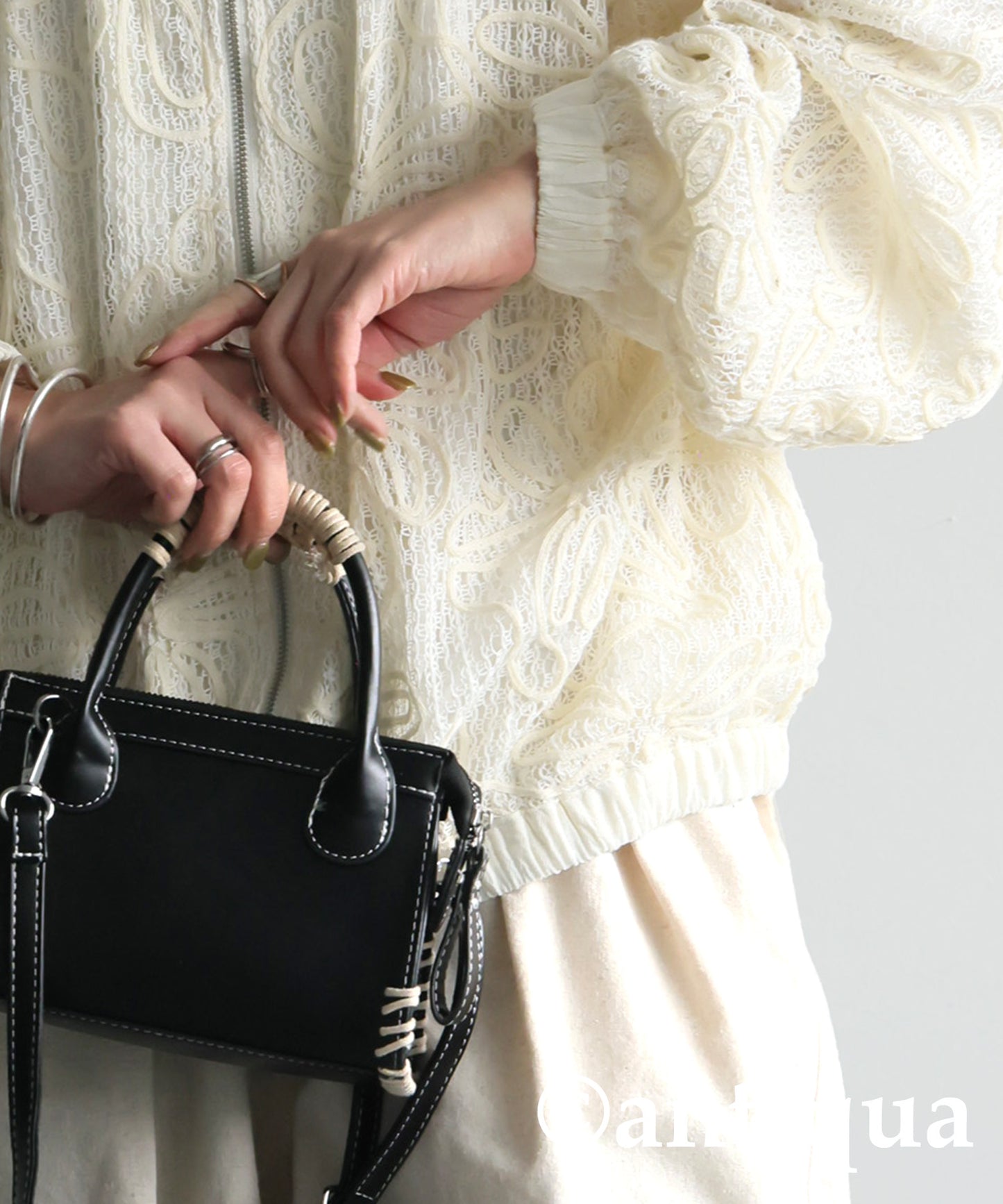 Lace Tape Blouson Ladies