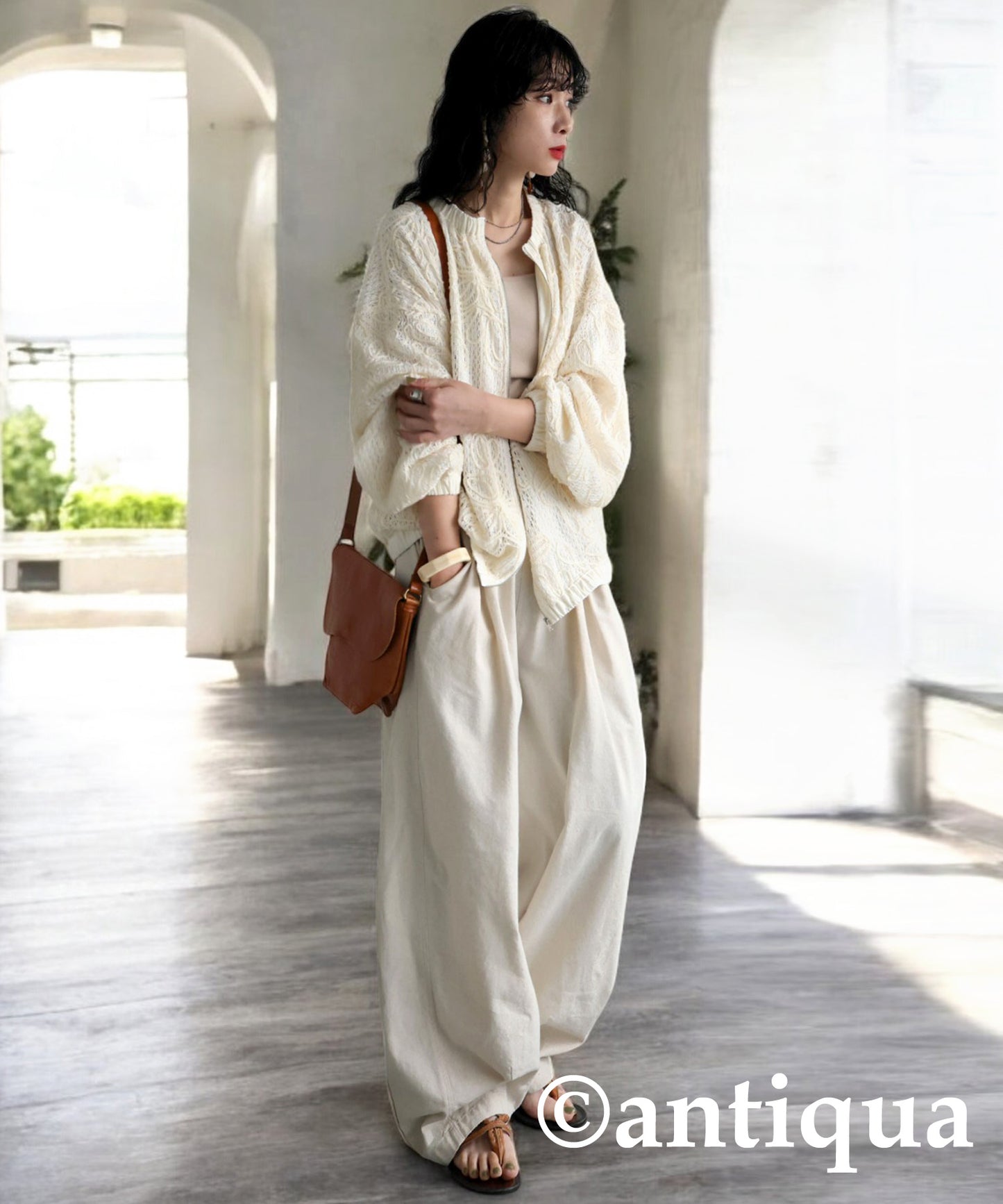 Lace Tape Blouson Ladies