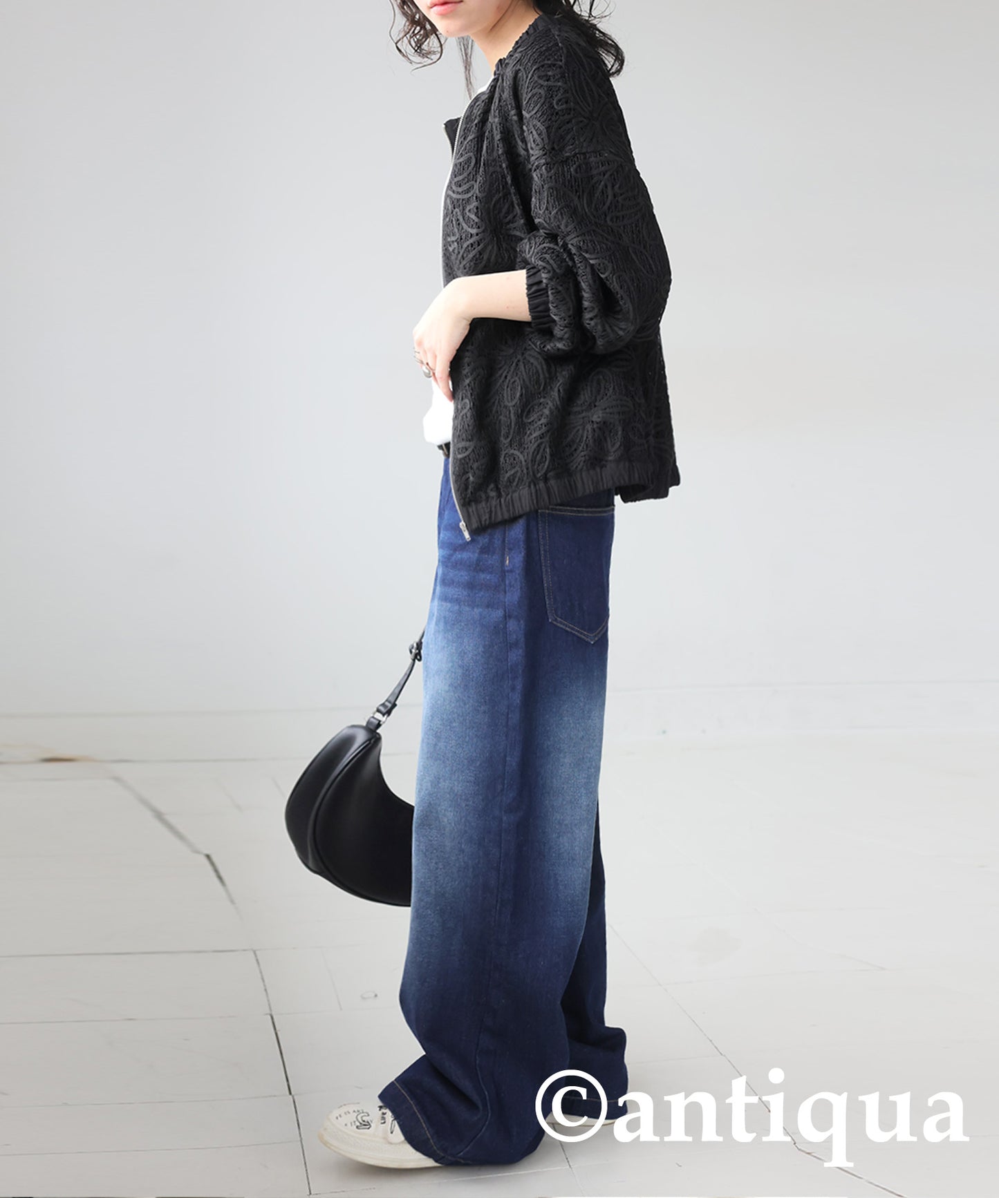 Lace Tape Blouson Ladies