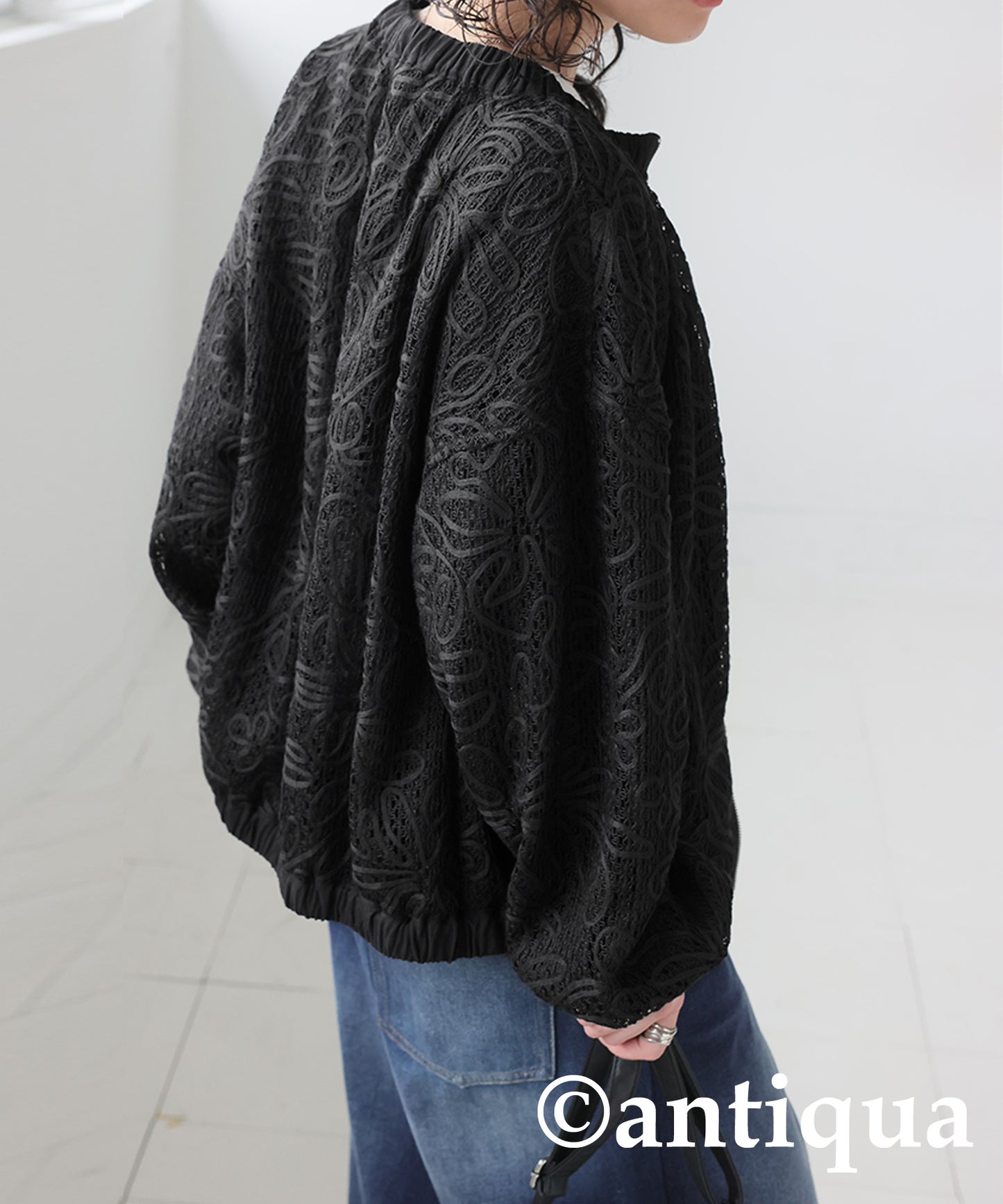 Lace Tape Blouson Ladies